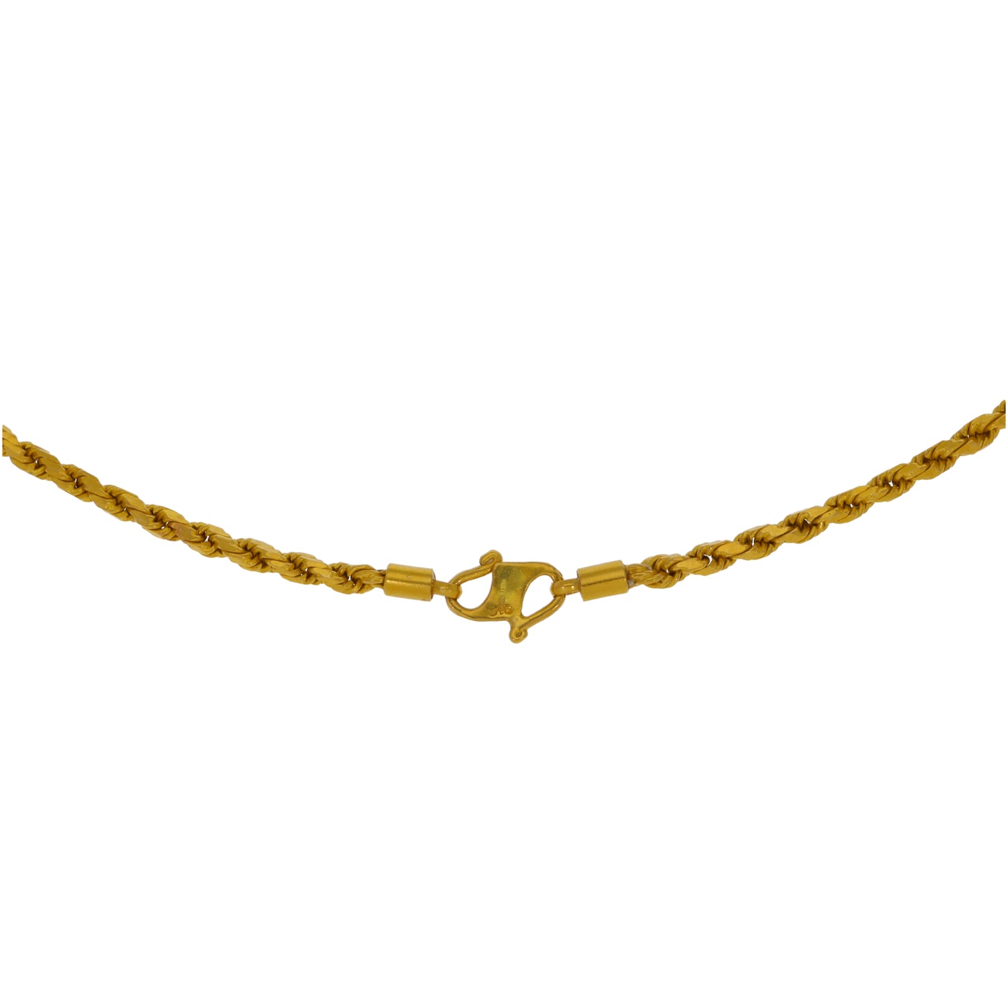 22ct Gold Rope Chain 24"