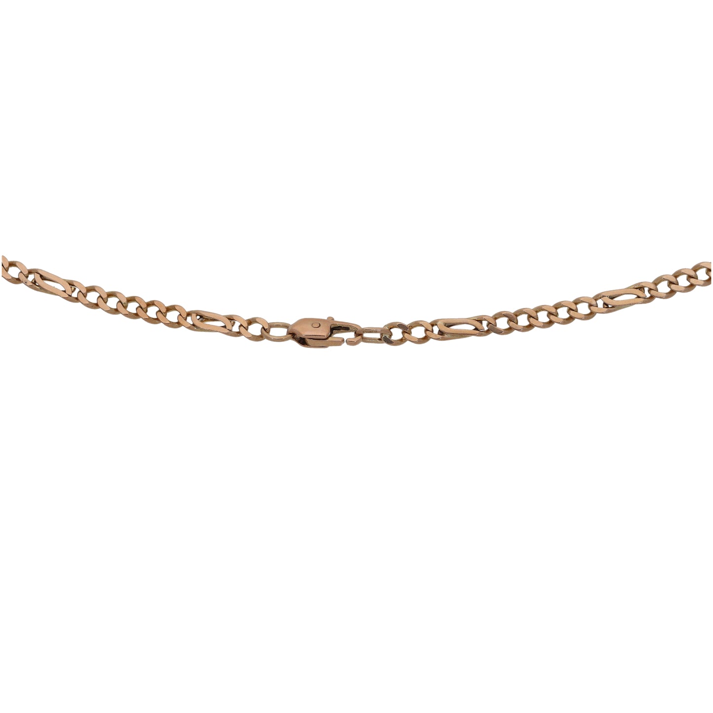 9ct Rose Gold Figaro Chain 22"