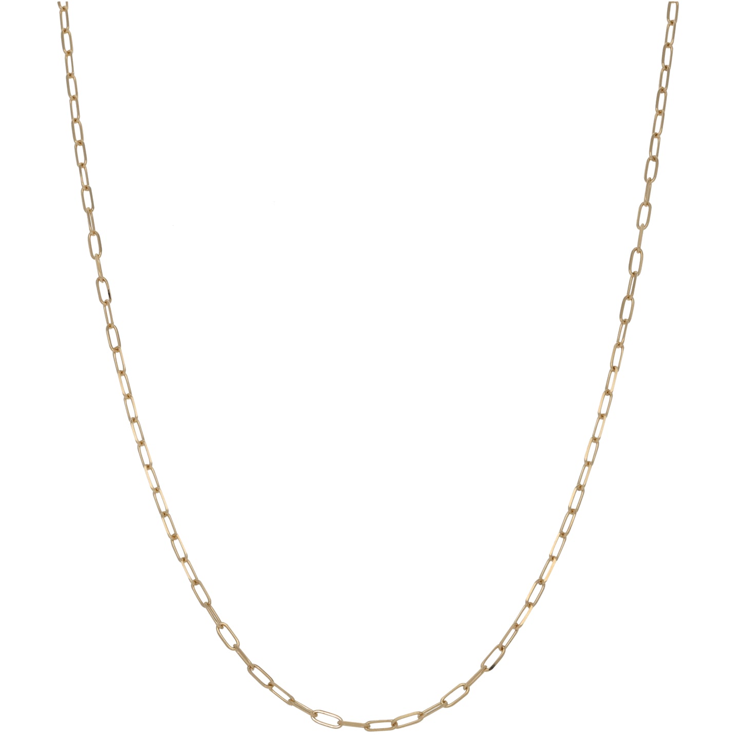 14ct Gold Curb Chain 18"