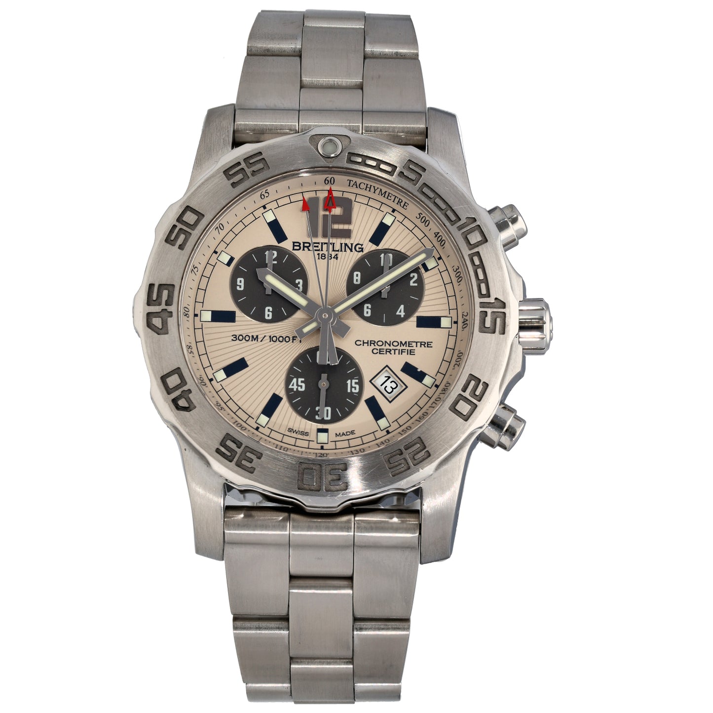 Breitling Colt Chronograph II A73387 43mm Stainless Steel Watch