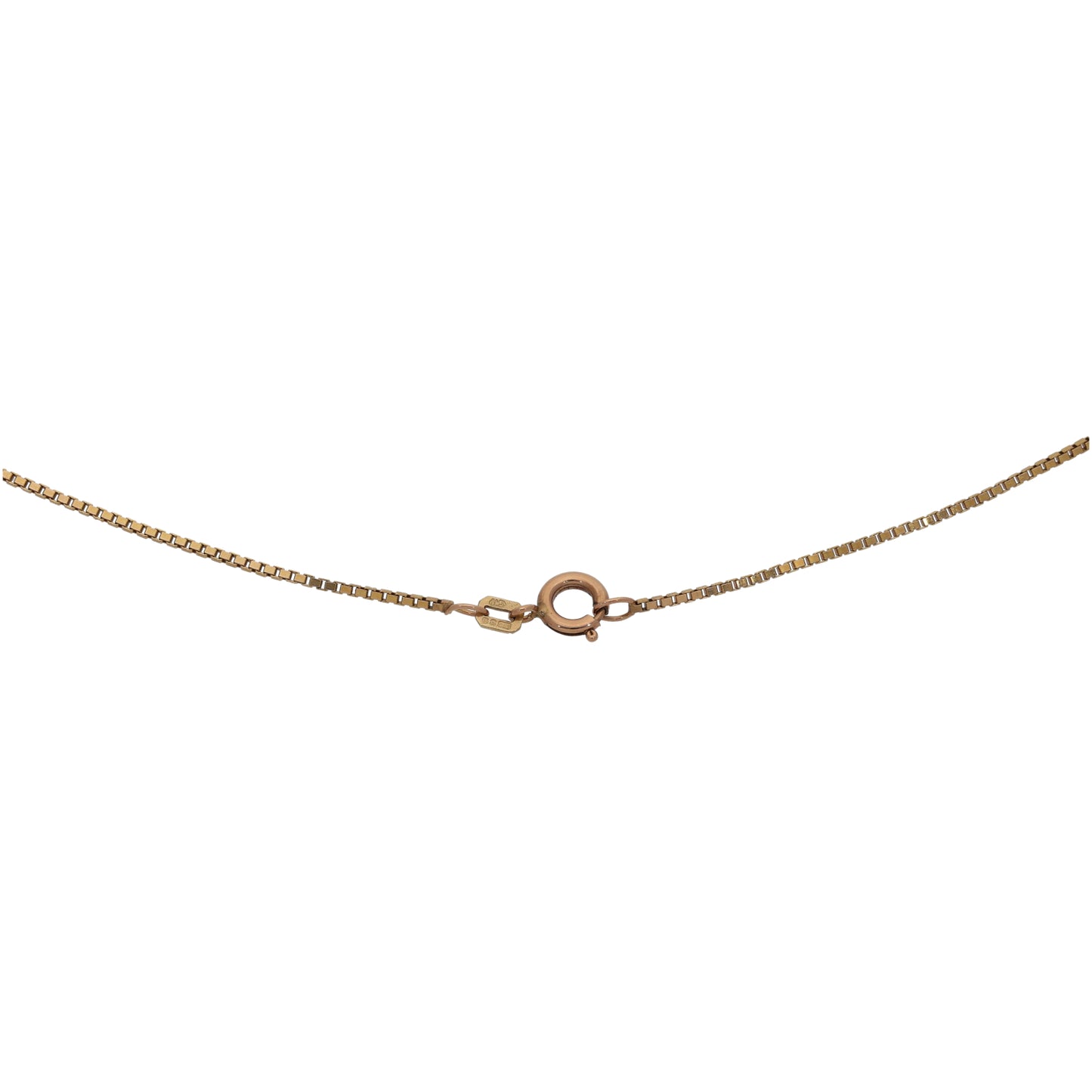 9ct Gold Box Chain 18"