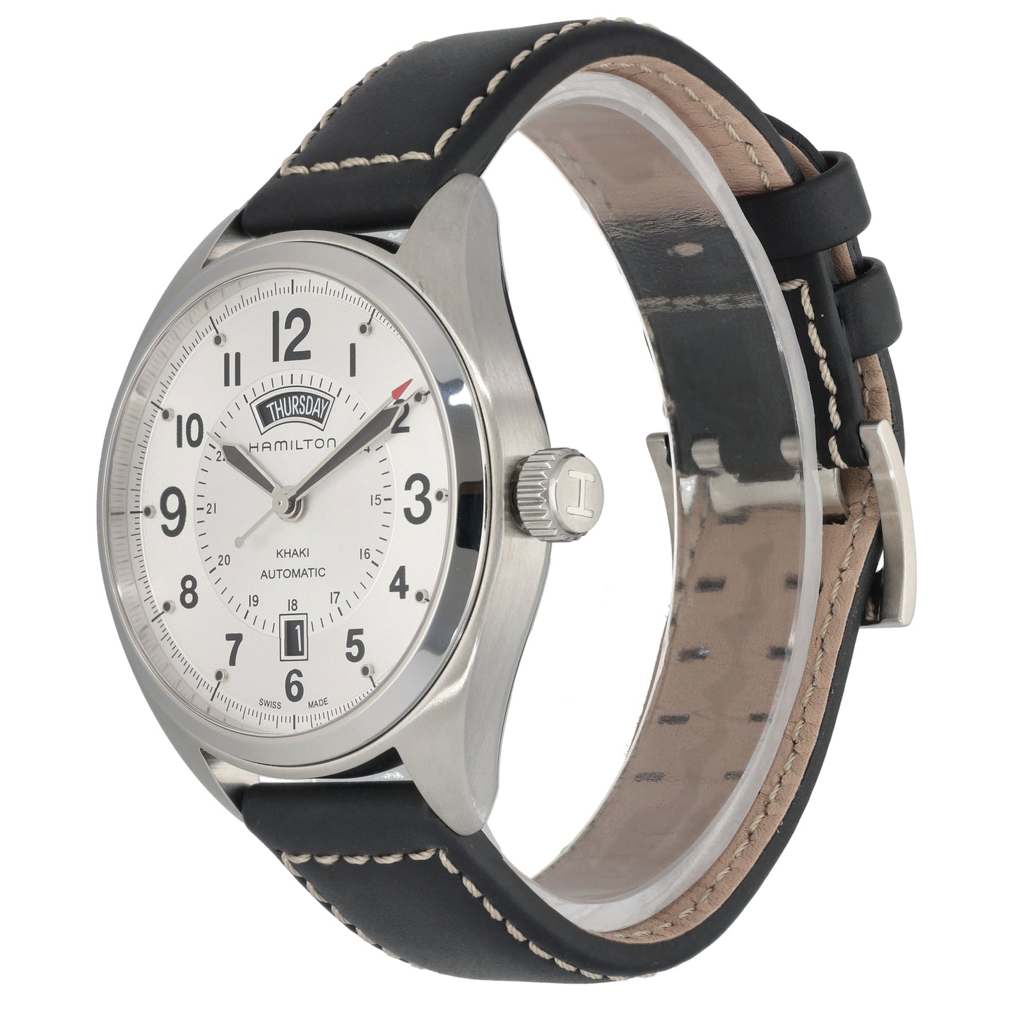 Hamilton Khaki Filed Day-Date H705050 42mm Stainless Steel Watch