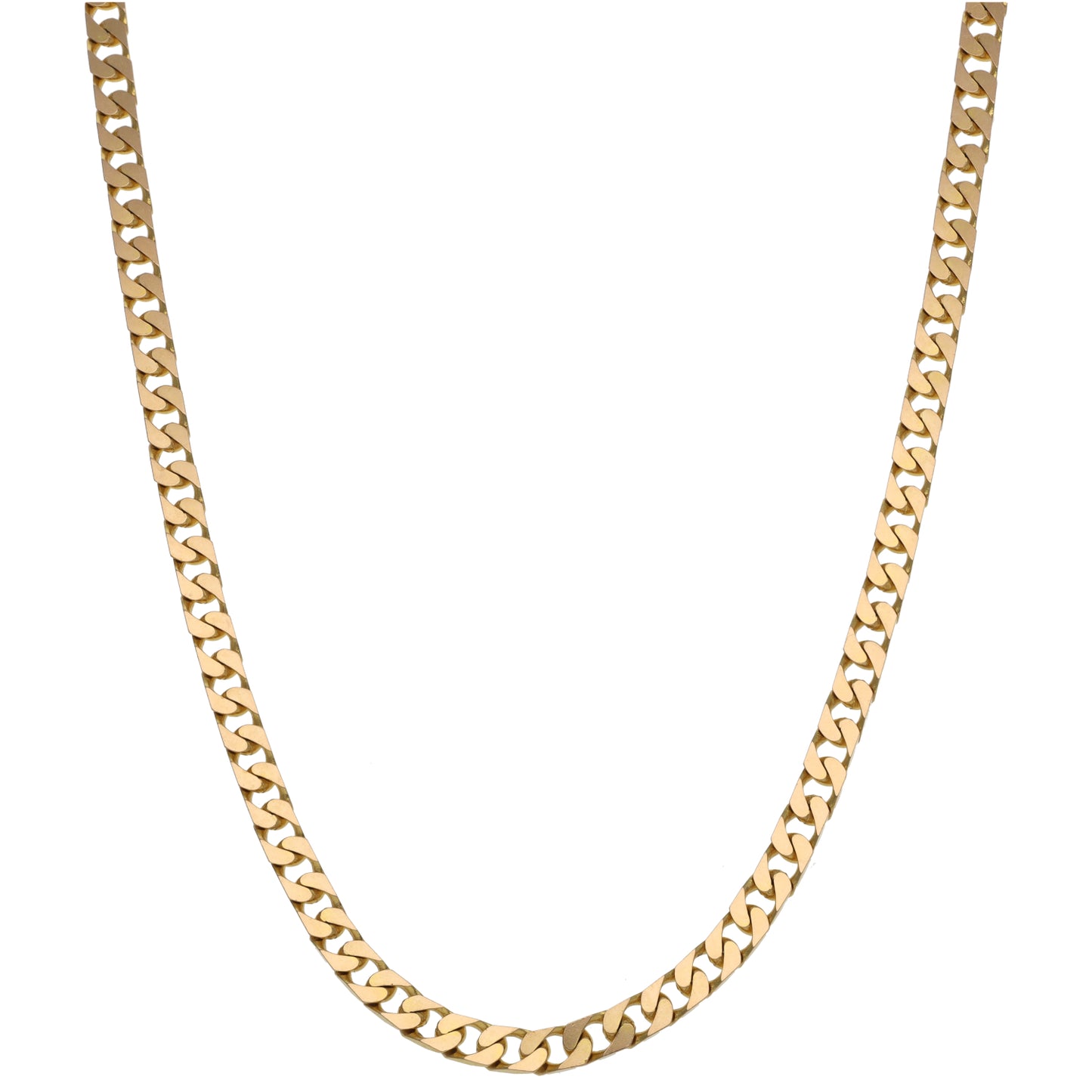 9ct Gold Curb Chain 20"