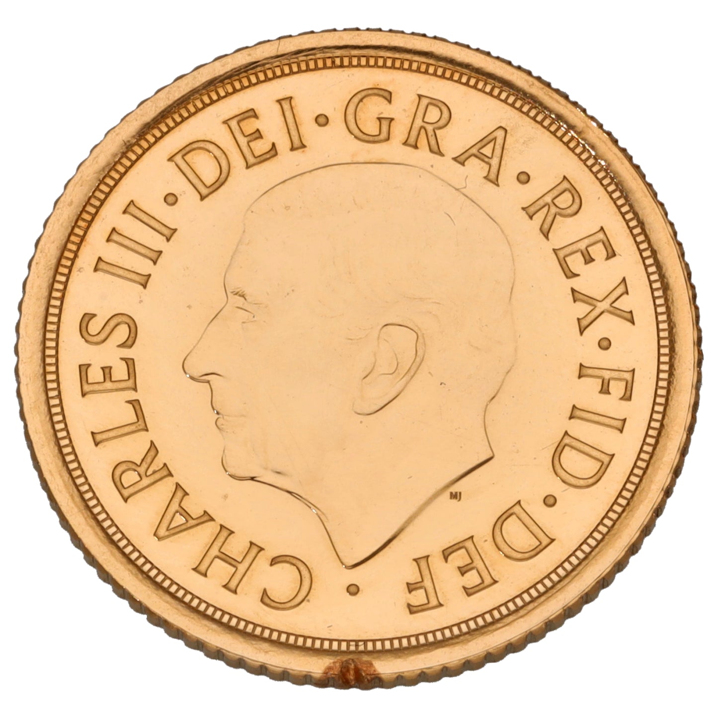22ct Gold King Charles III Half Sovereign Coin 2025