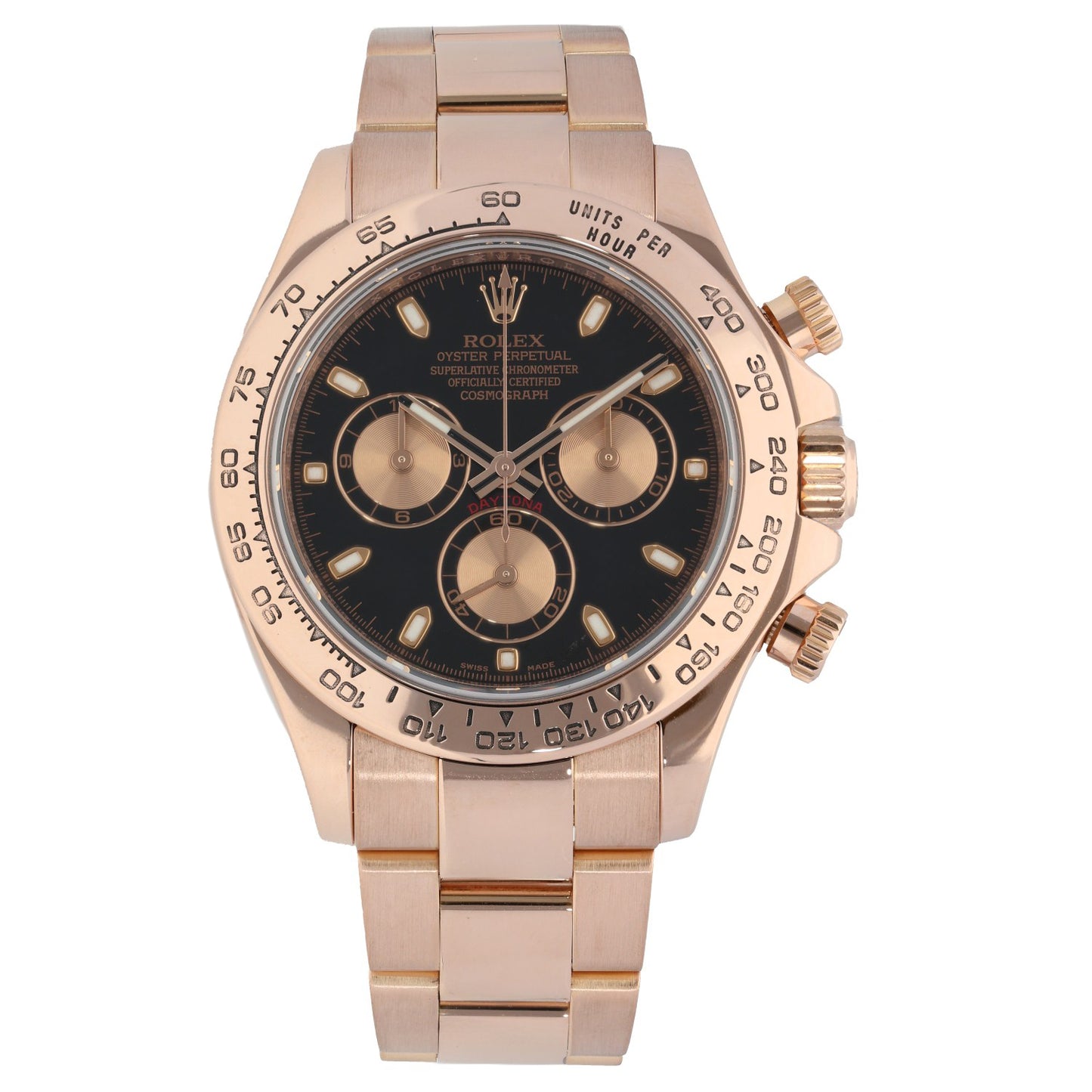Rolex Daytona 116505 40mm Rose Gold Watch