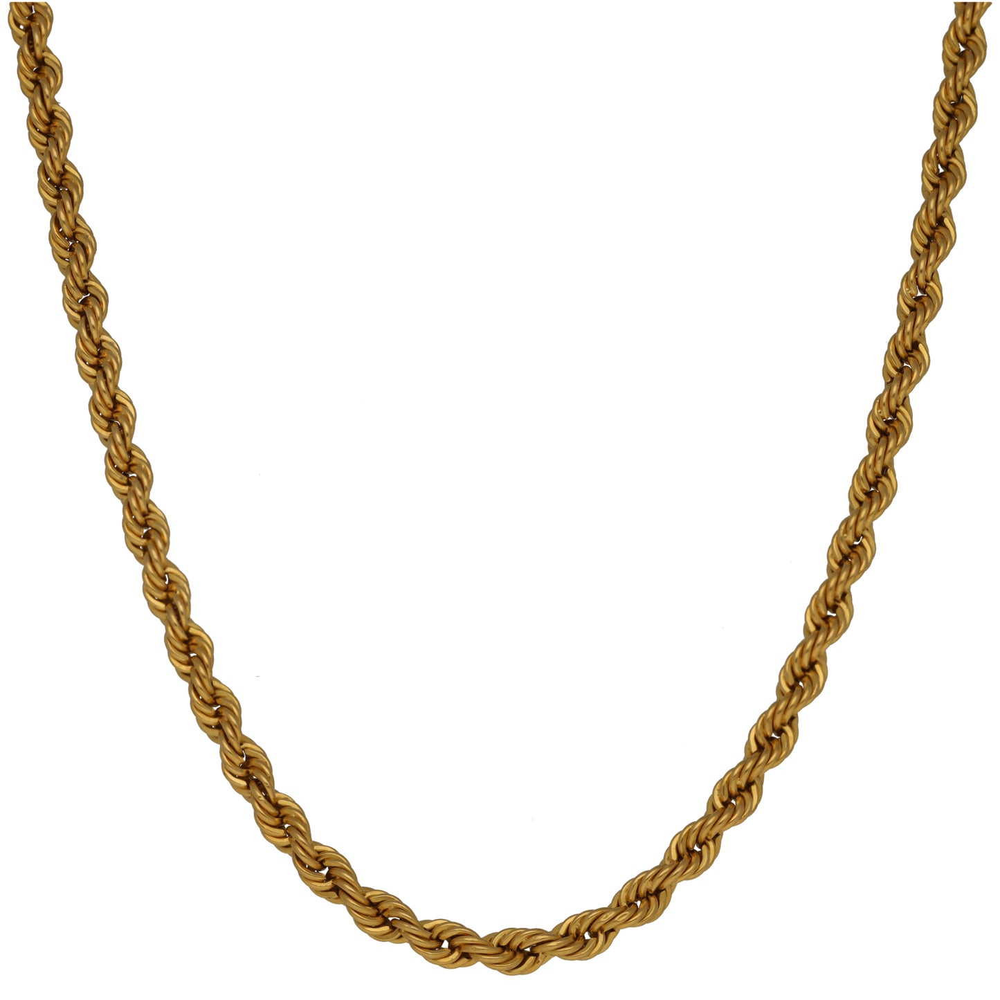 22ct Gold Rope Chain 22"
