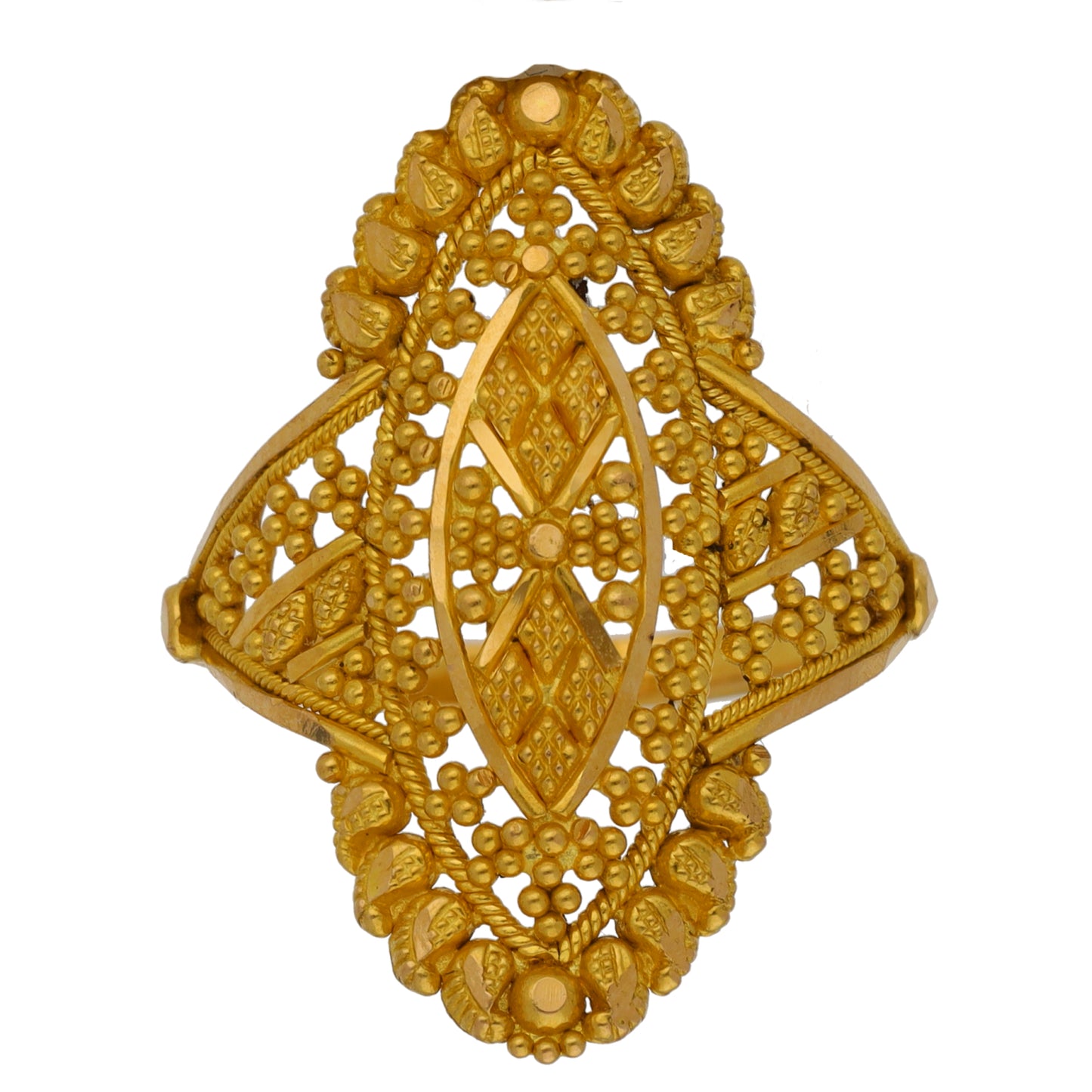 22ct Gold Dress/Cocktail Ring Size M