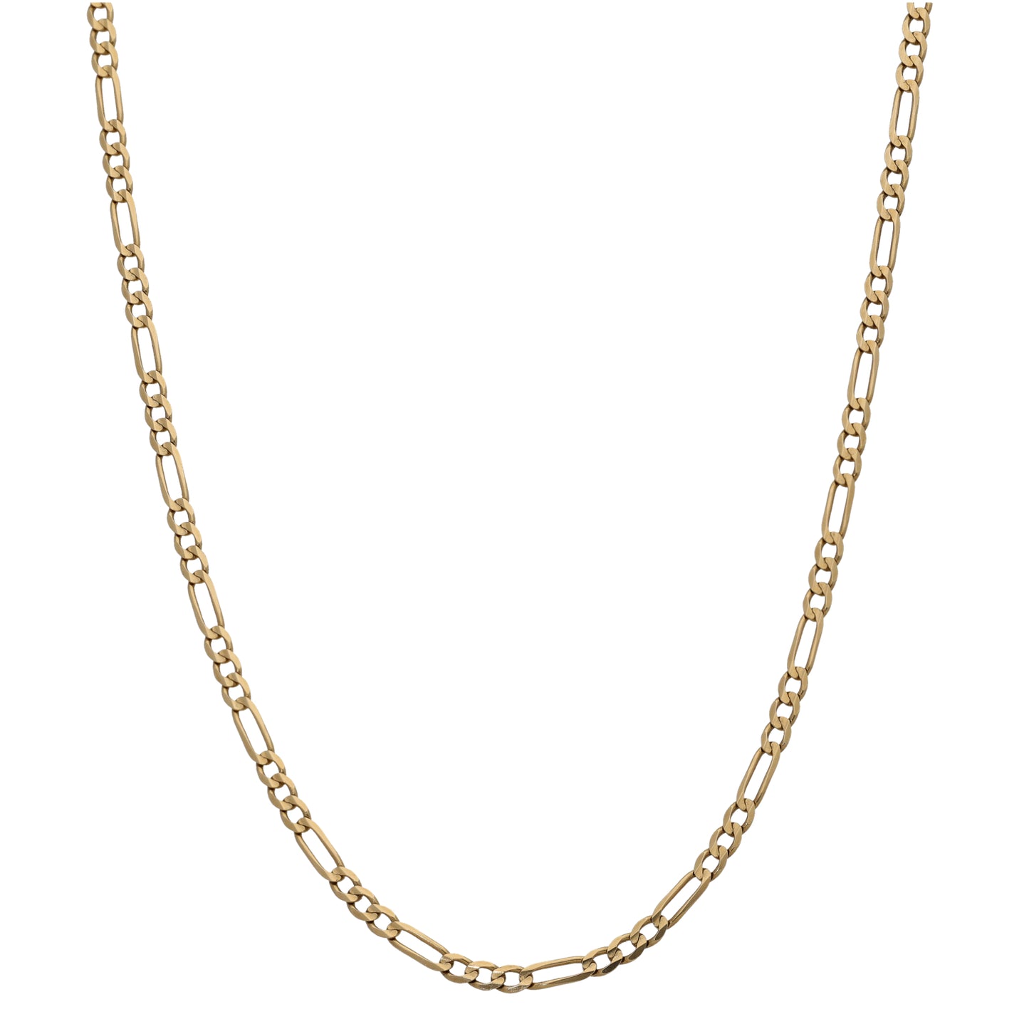 9ct Gold Figaro Chain 20"