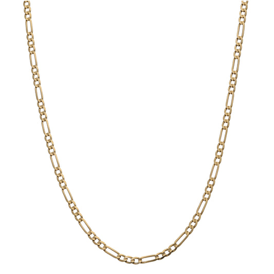 9ct Gold Figaro Chain 20"