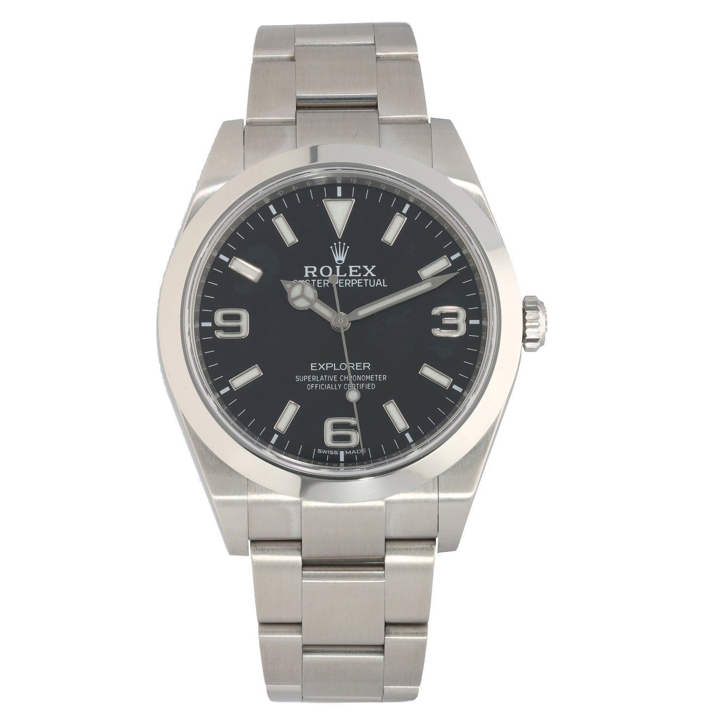 Rolex Explorer 214270 39mm Stainless Steel Watch