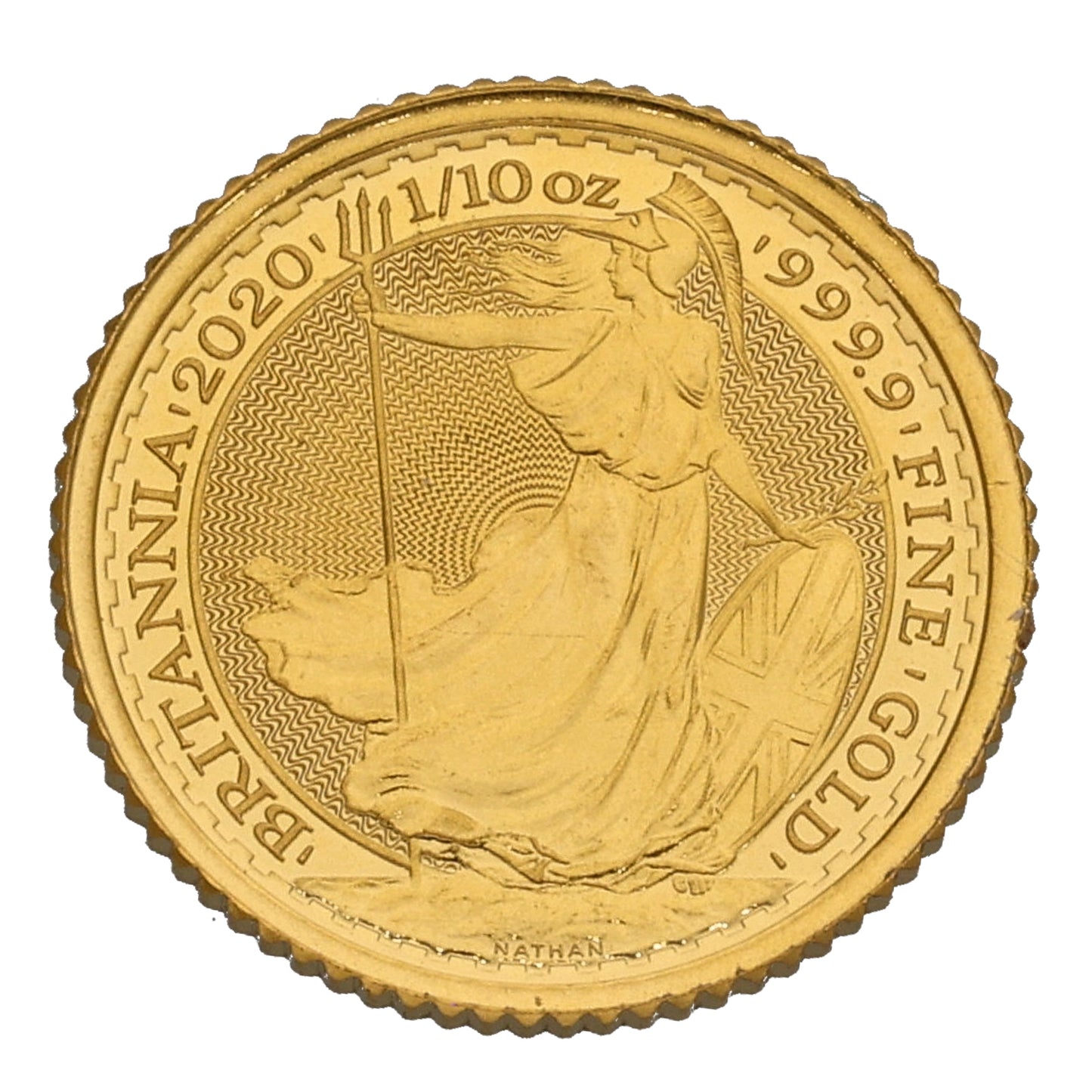 24ct Gold Queen Elizabeth II 1/10 OZ Britannia Coin 2020