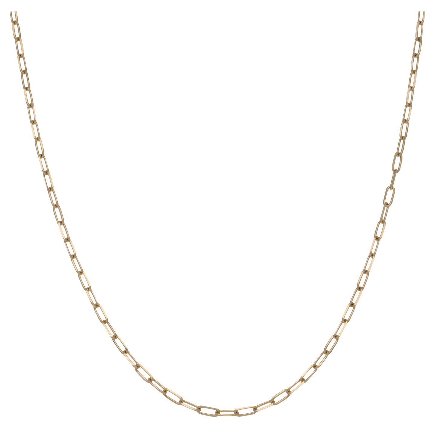 14ct Gold Curb Chain 18"