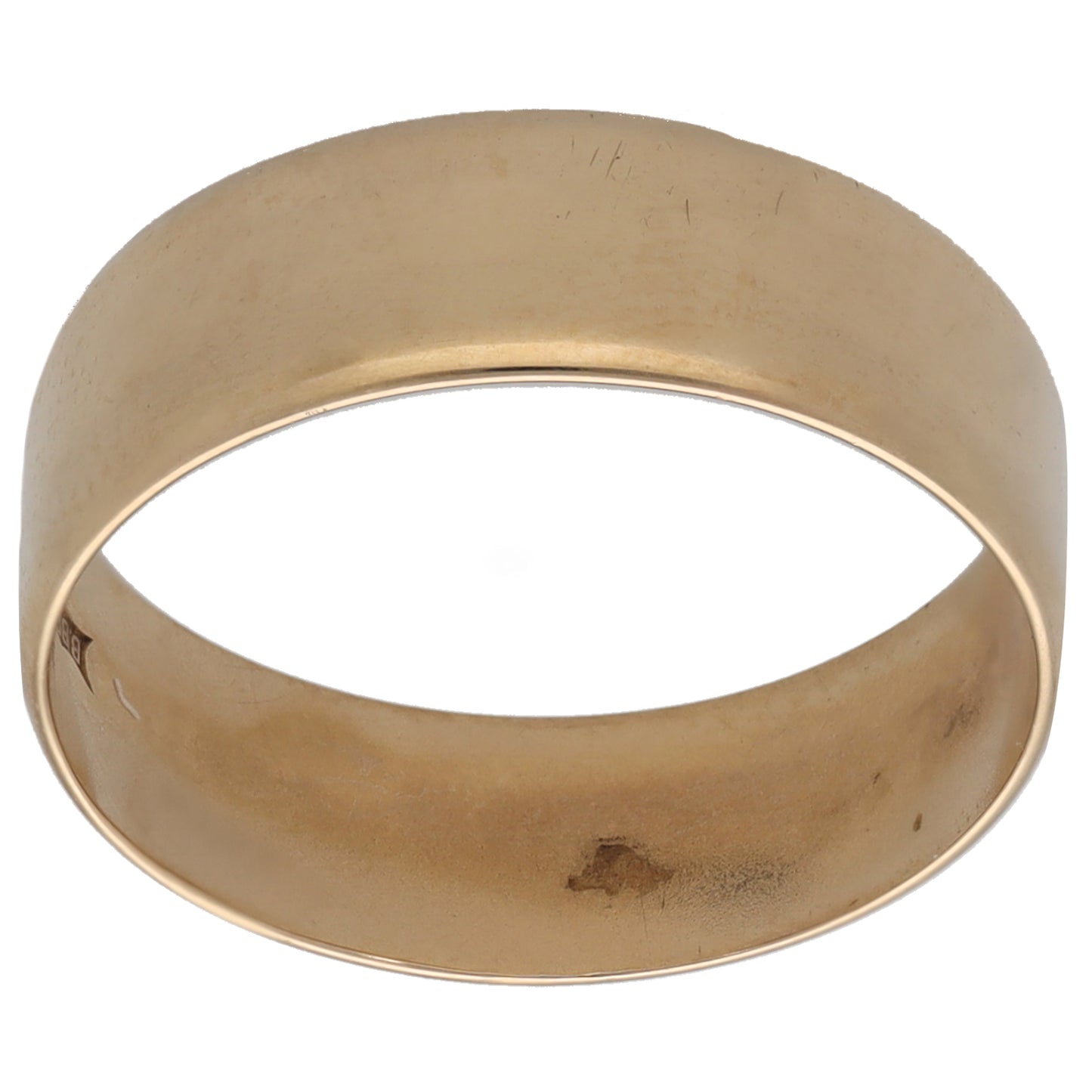 9ct Gold Plain Wedding Ring Size L