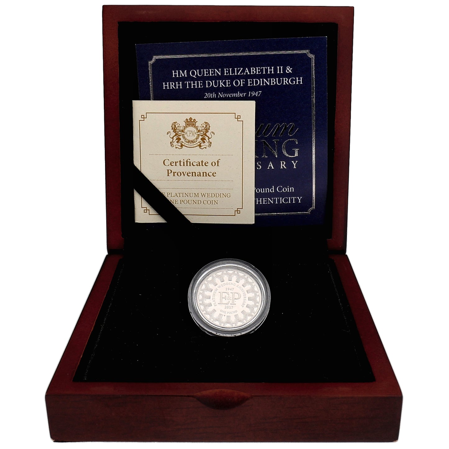 Platinum Wedding Anniversary One Pound Coin 2017