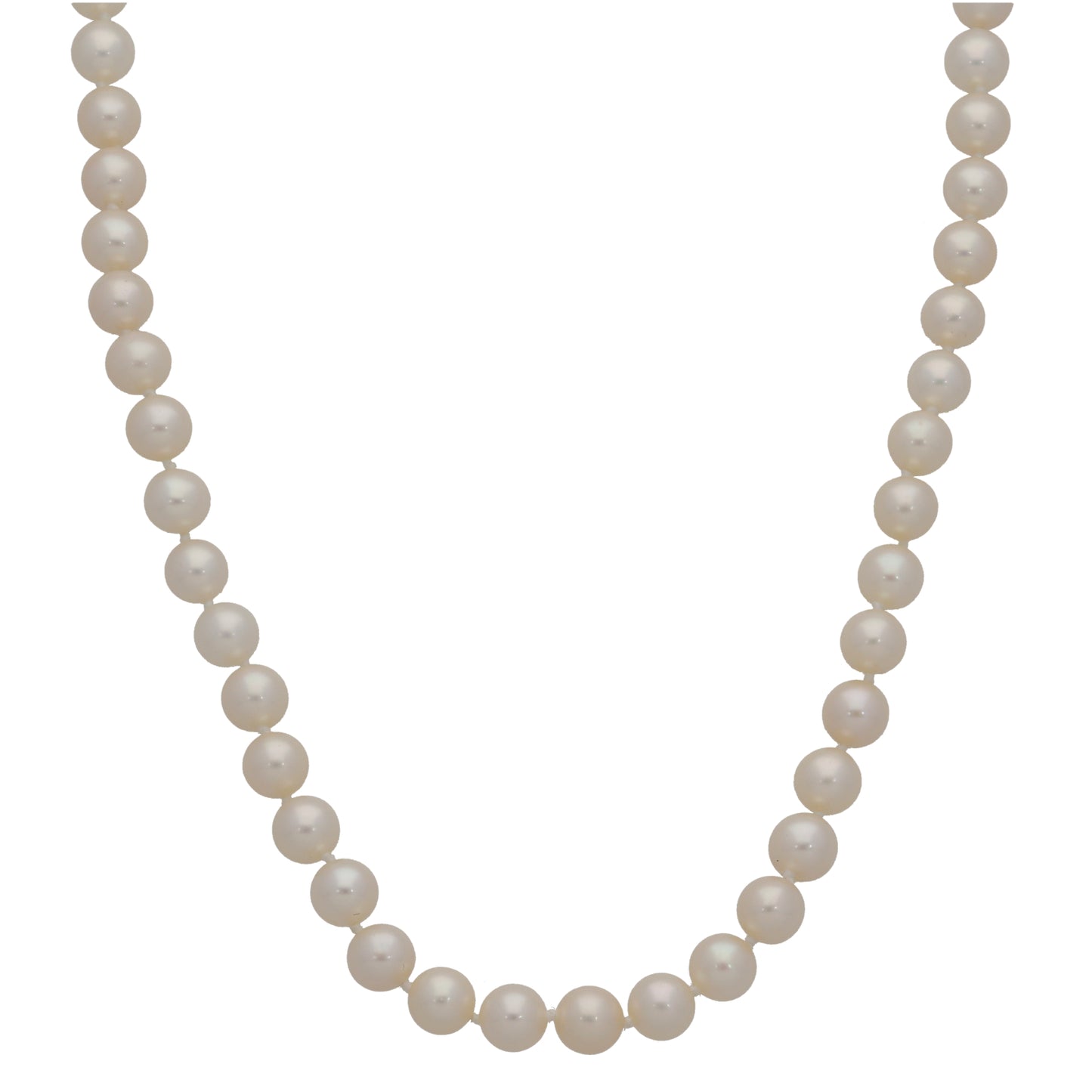 18ct Gold Cultured Pearl Pearl Necklace 18"