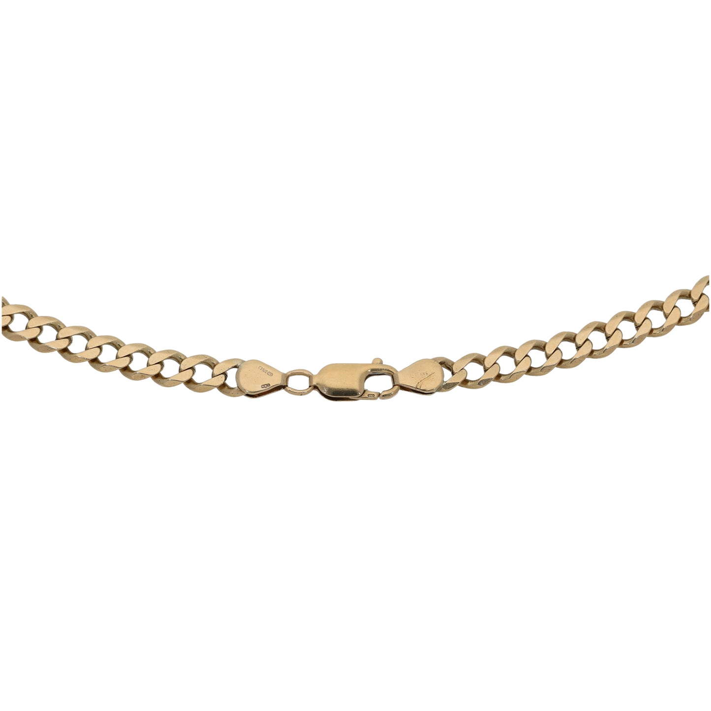 9ct Gold Curb Chain 24"