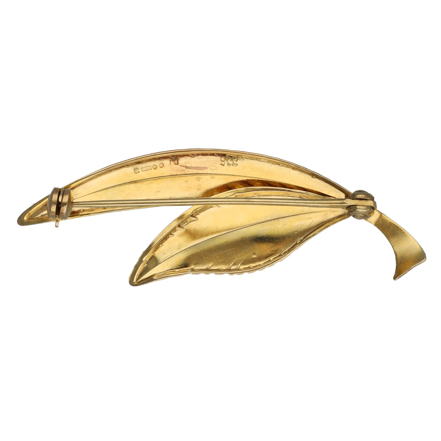 9ct Gold Bar Brooch