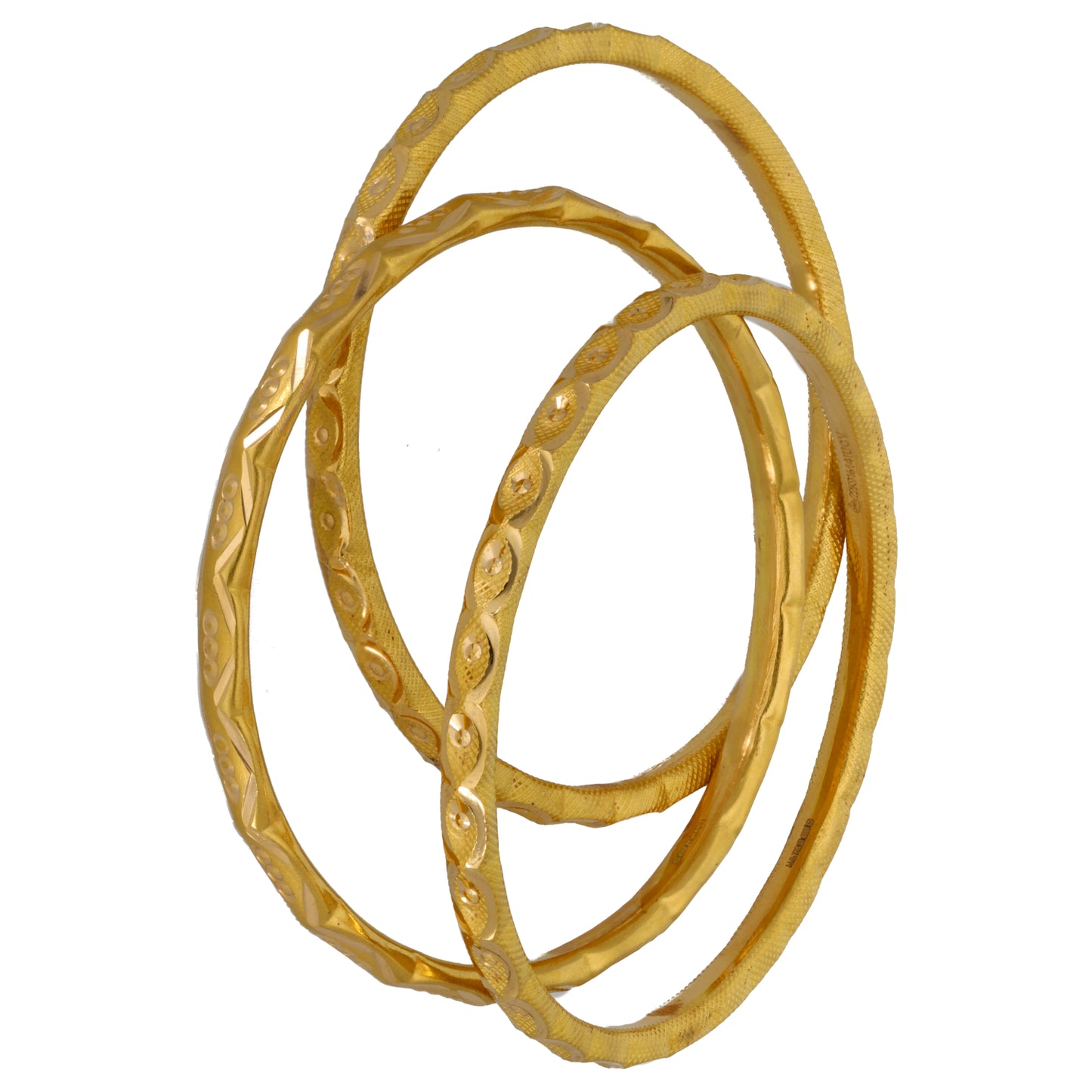 22ct Gold Set of Bangles