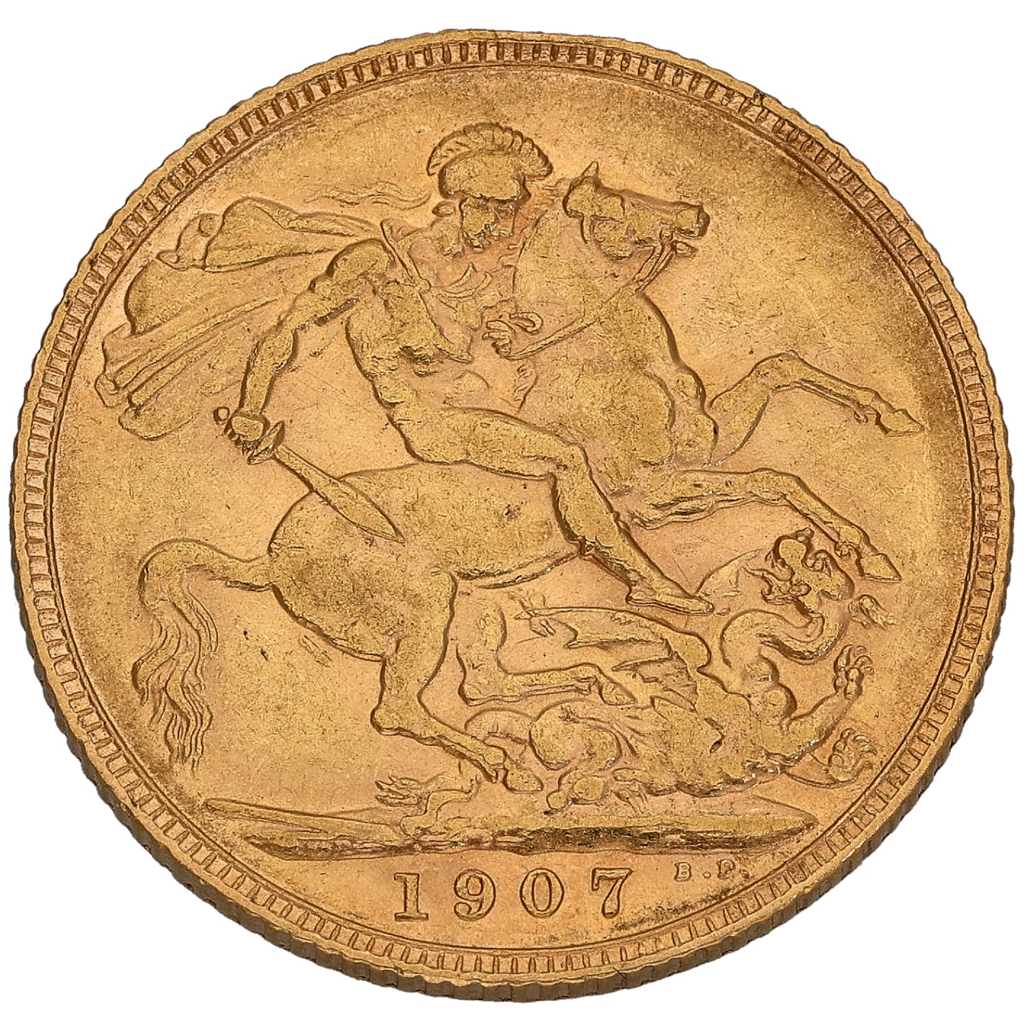 22ct Gold King Edward VII Full Sovereign Coin 1907