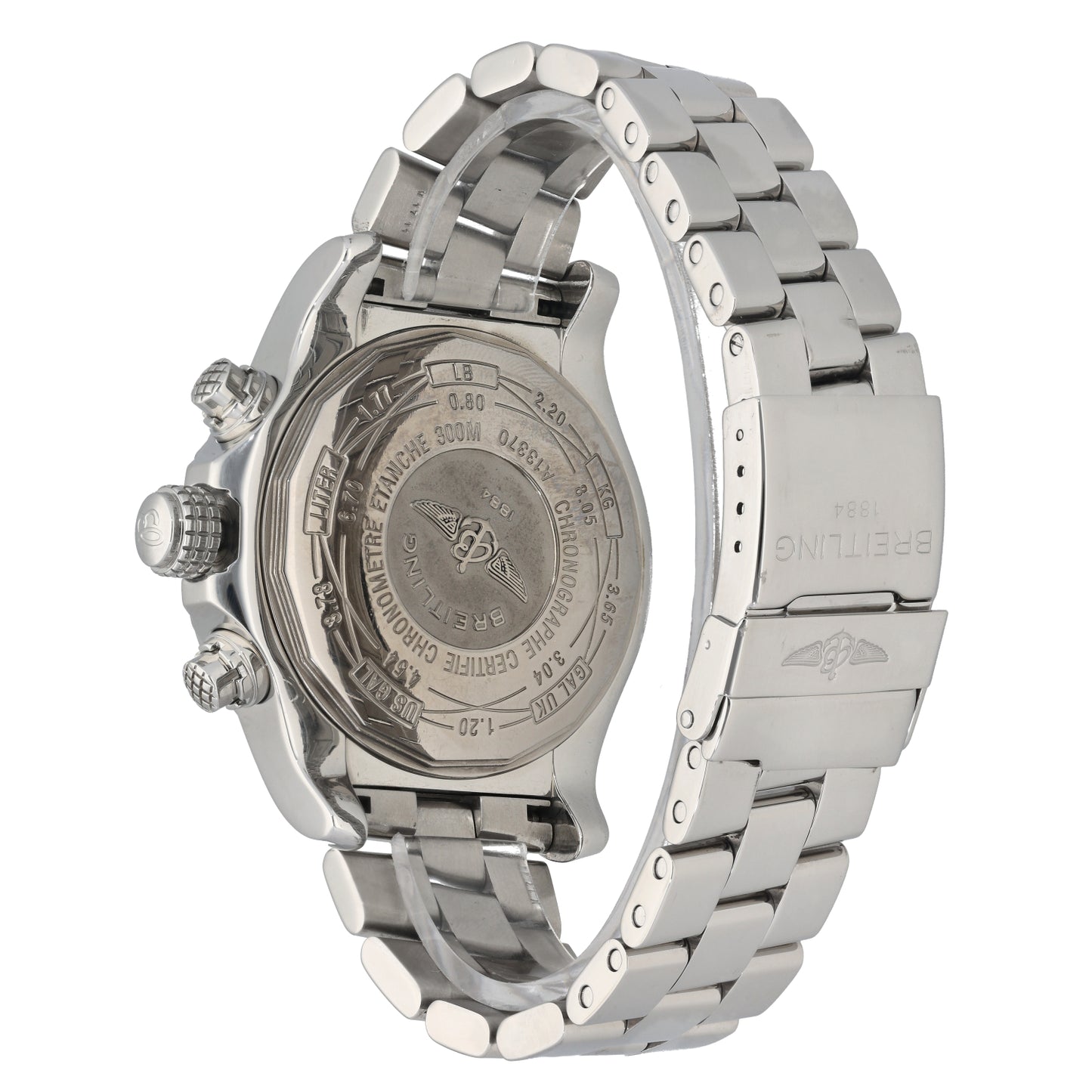 Breitling Super Avenger A13370 48mm Stainless Steel Watch