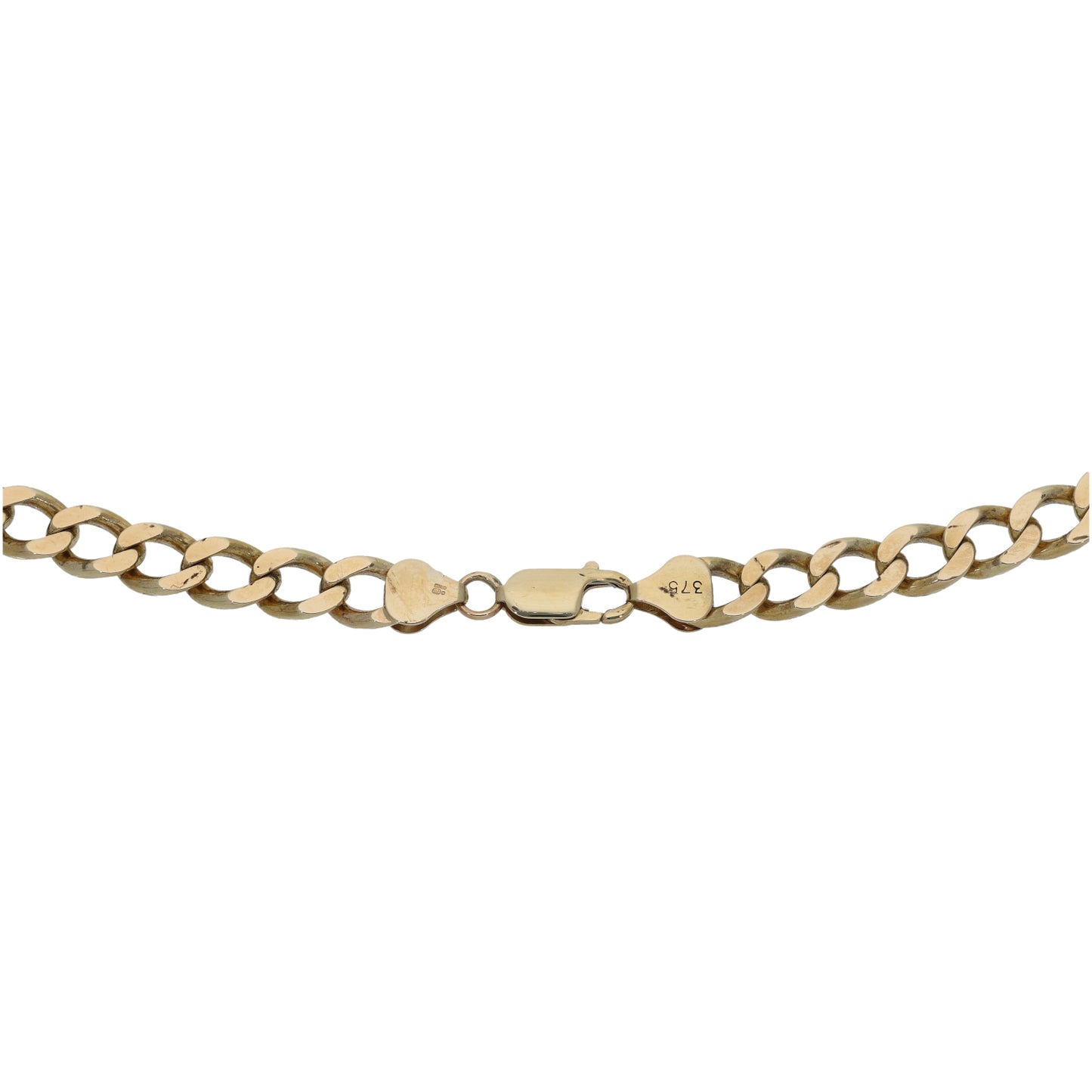 9ct Gold Curb Chain 26"