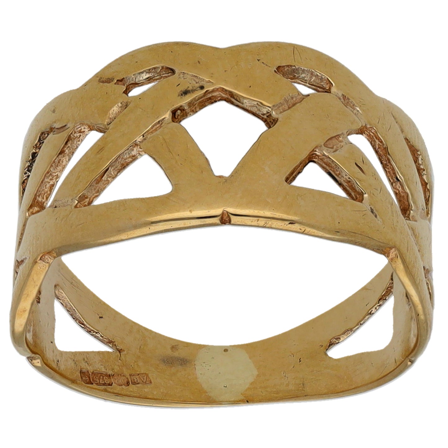 9ct Gold Alternative Ring Size P