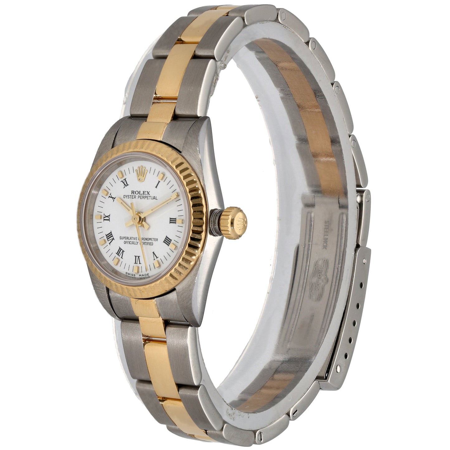 Rolex Oyster Perpetual 76193 26mm Bi-Colour Watch