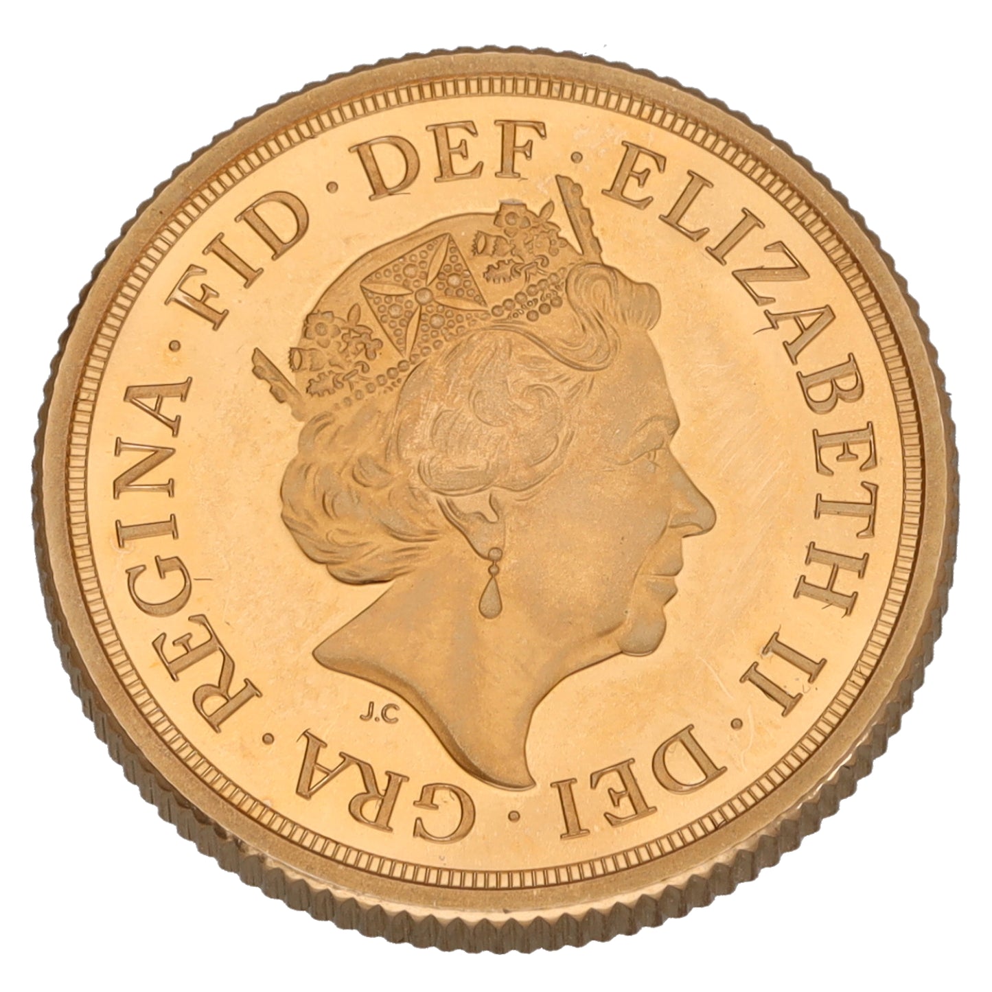 22ct Gold The Piedfort Sovereign Coin 2018