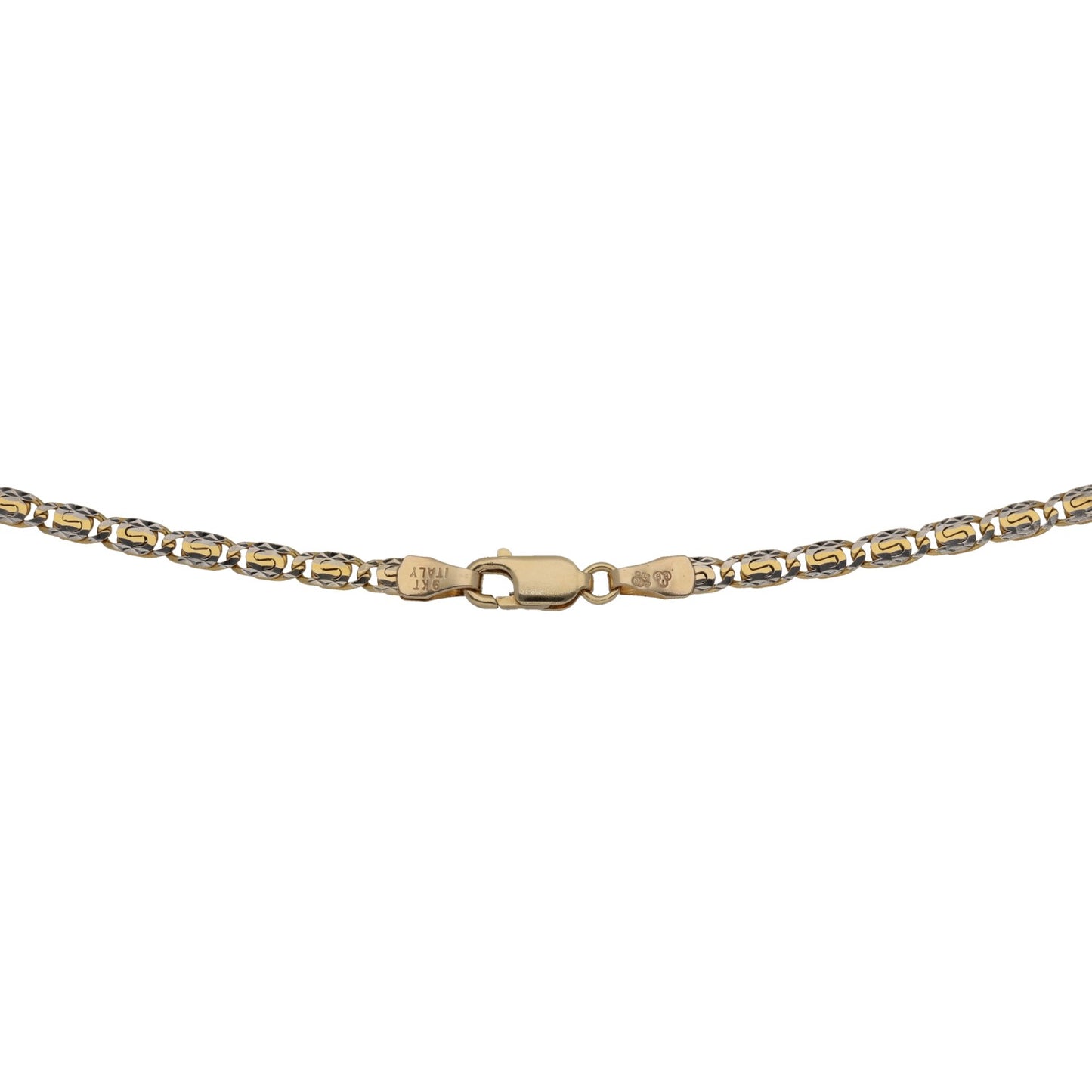 9ct Bi-Colour Gold Other Chain 18"