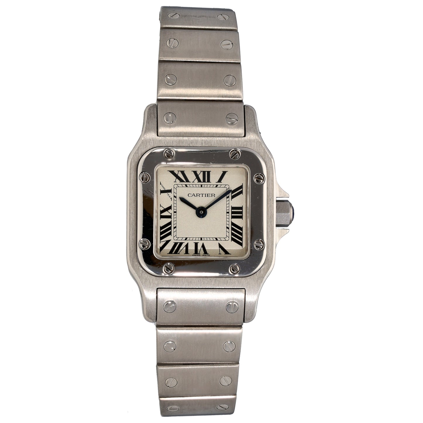 Cartier Santos Galbee 1565 24mm Stainless Steel Watch