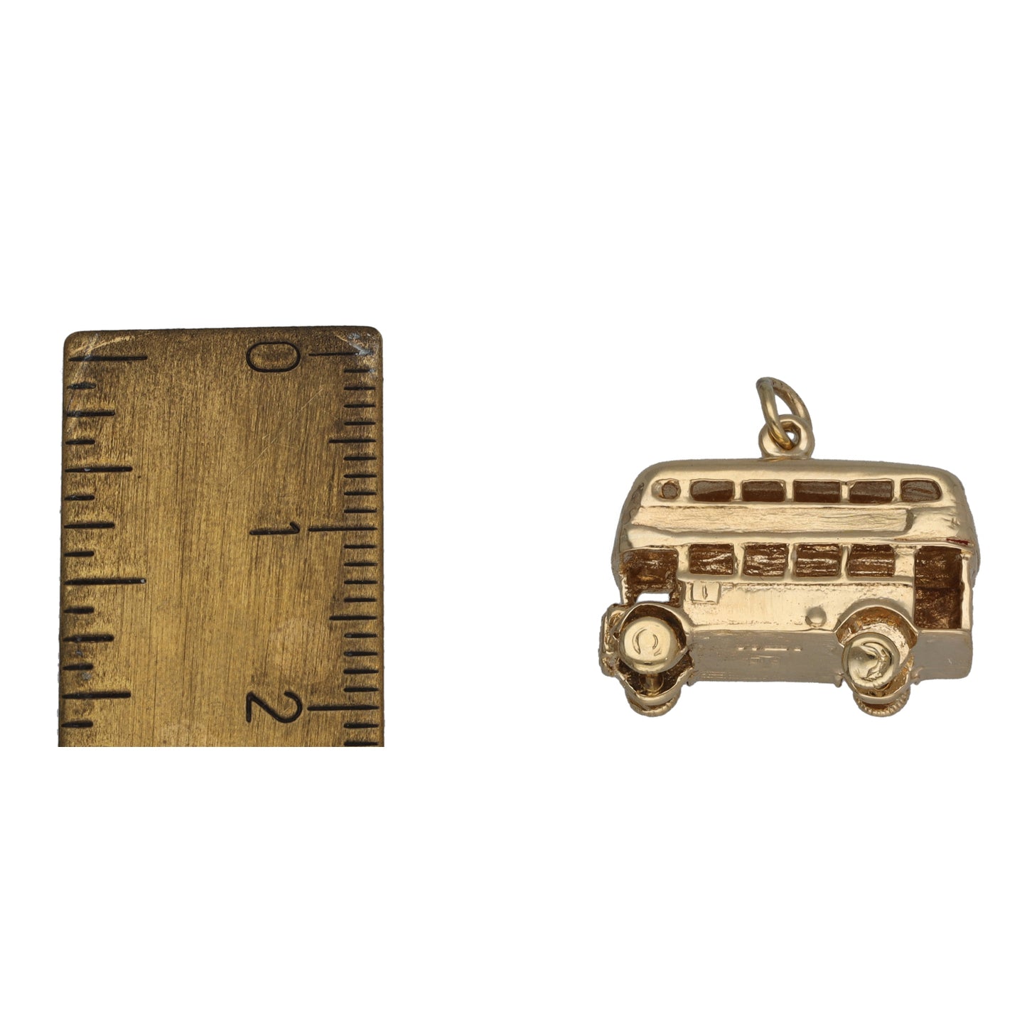 9ct Gold Bus Pendant