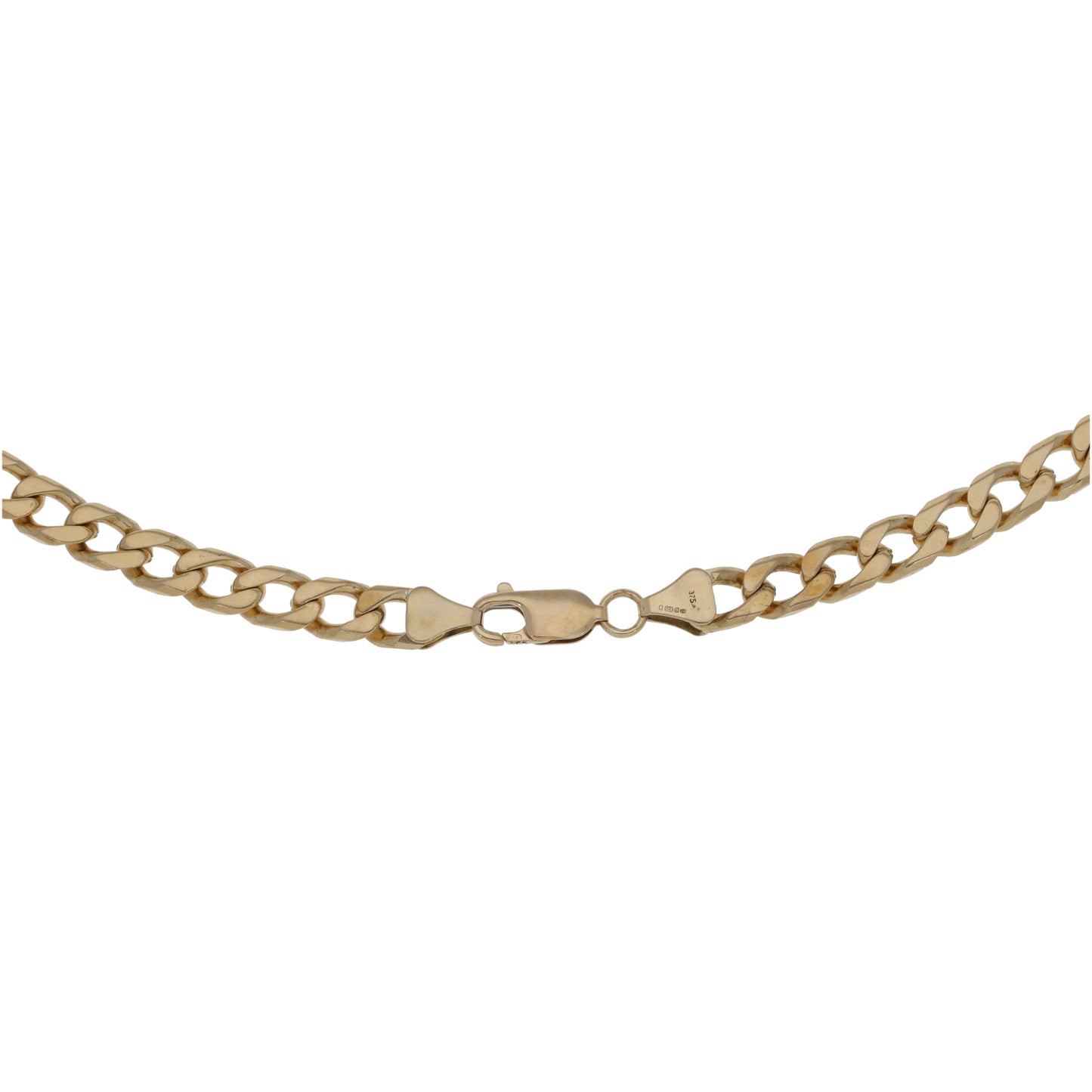 9ct Gold Curb Chain 20"
