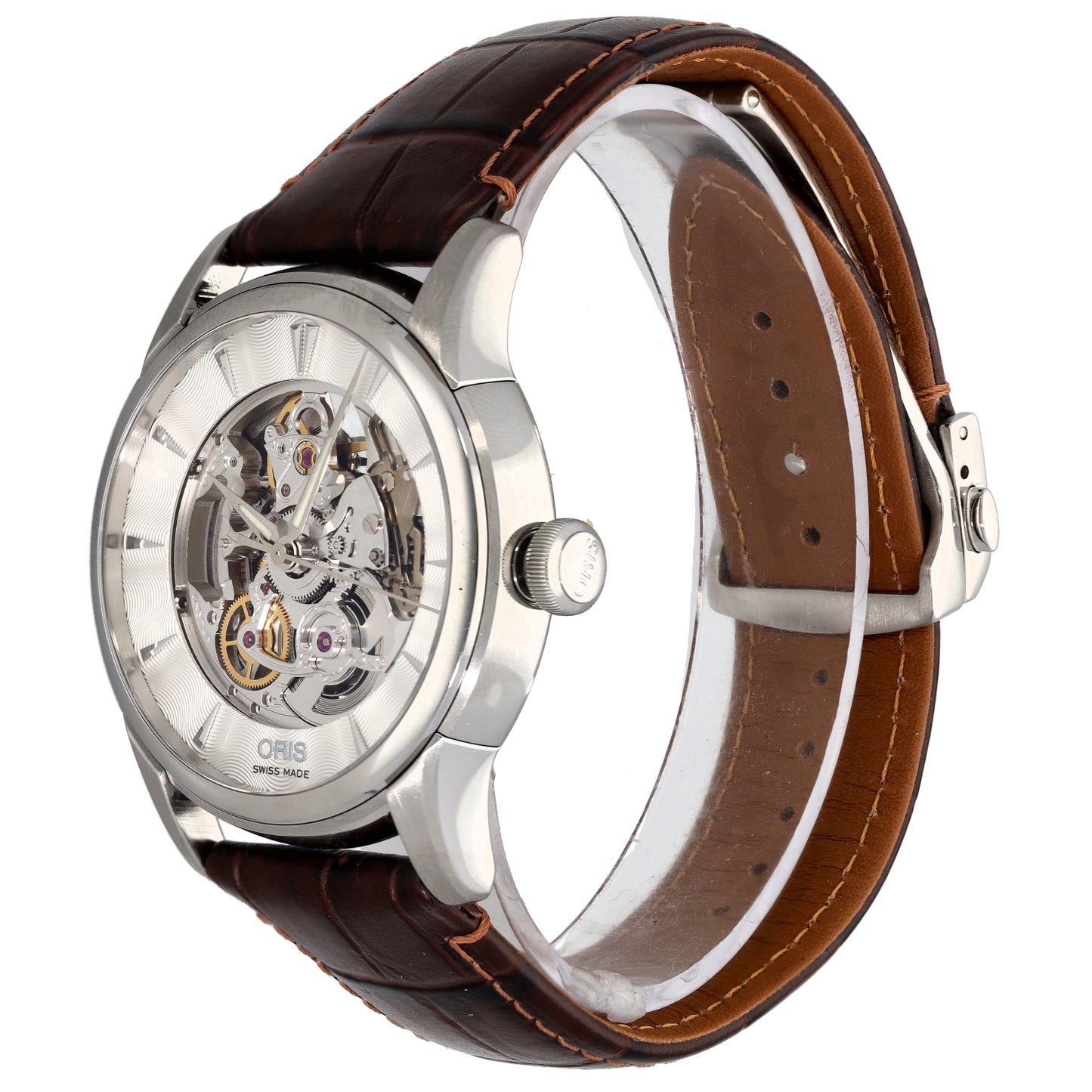 Oris Artelier Skeleton 7670 40.5mm Stainless Steel Watch