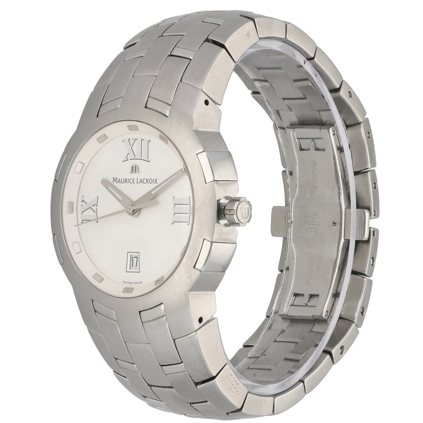 Maurice Lacroix Milestone MS1017 42mm Stainless Steel Watch