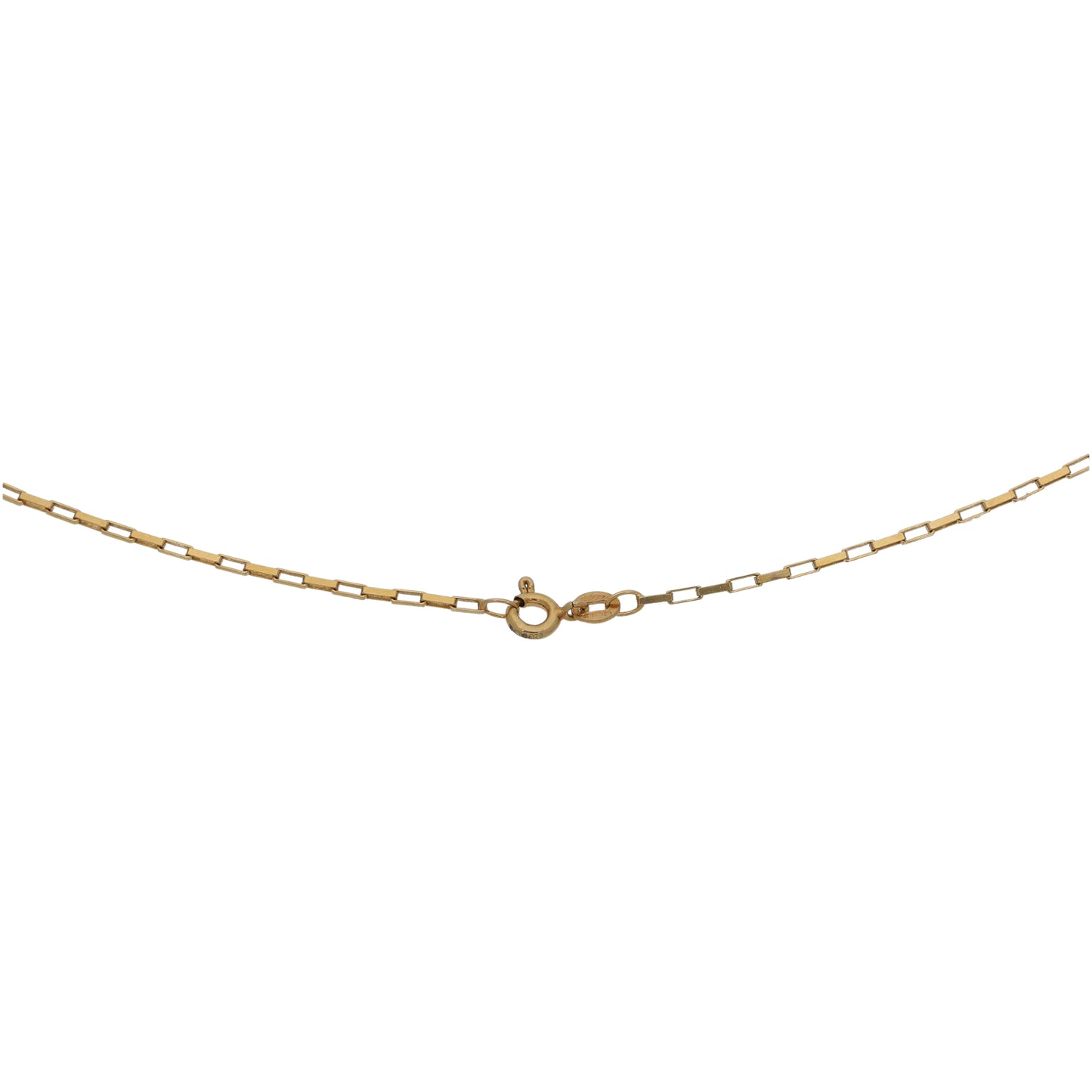 9ct Gold Box Chain 18"