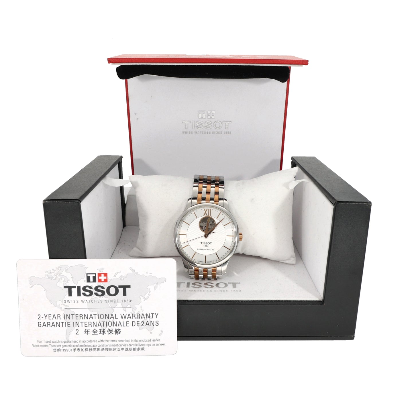 Tissot Tradition Open Heart T063907A 40mm Bi-Colour Watch