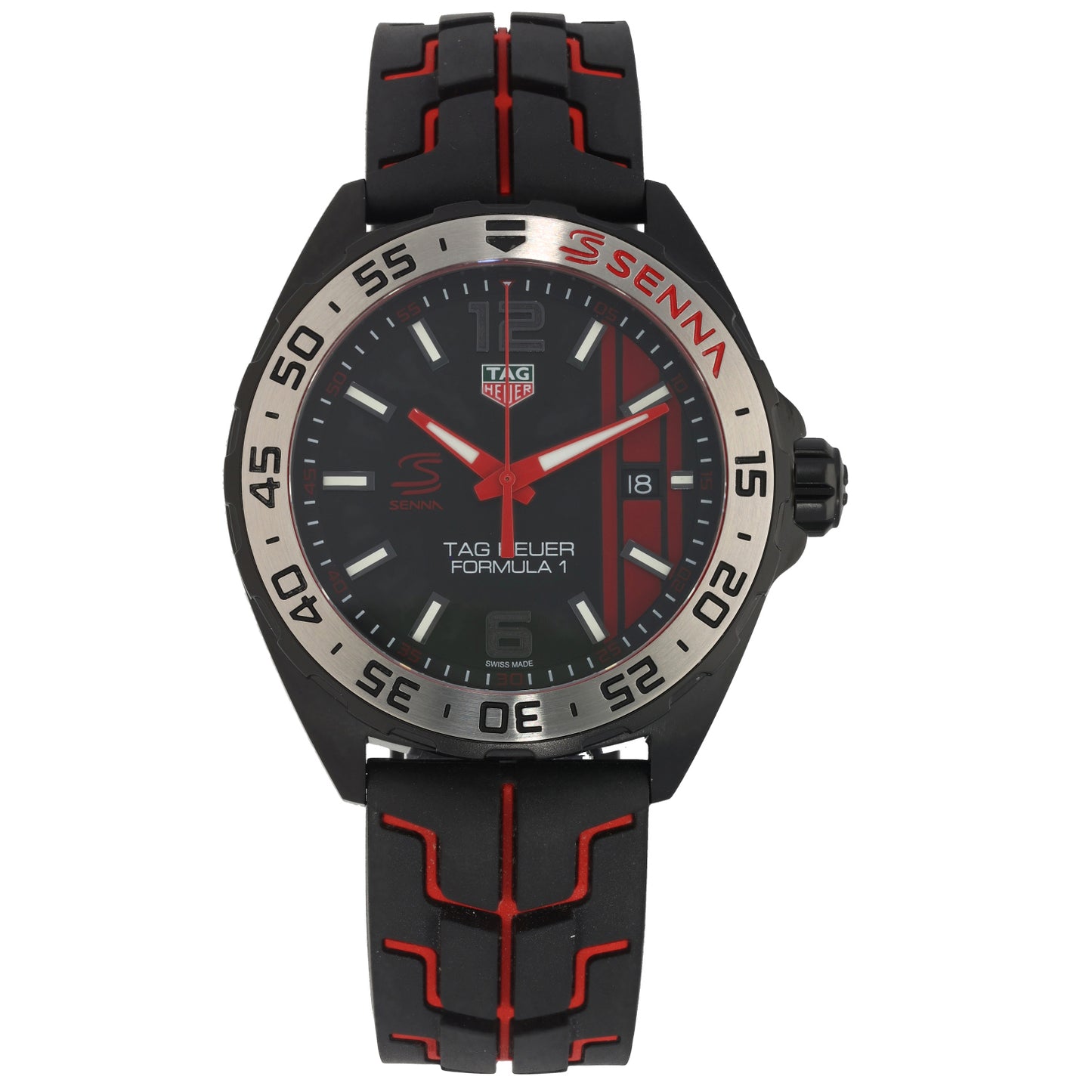 Tag Heuer Formula 1 WAZ1014 43mm PVD Stainless Steel Watch