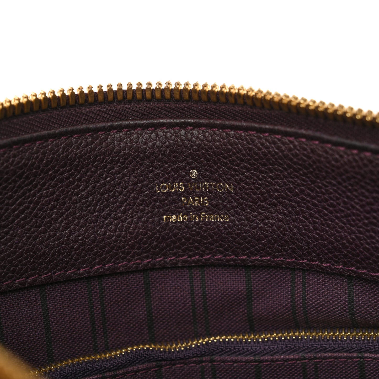 Louis Vuitton Empreinte Suede Audacieuse PM Calfskin Leather Bag - Aubergine
