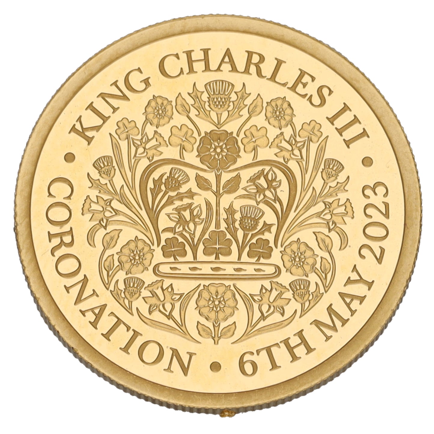 22ct Gold King Charles III Half Sovereign Coin 2023