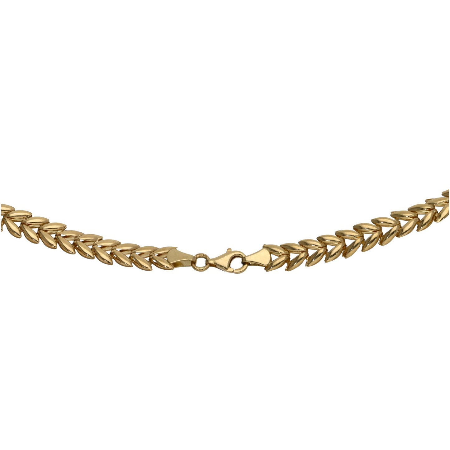 14ct Gold Imitation Gems Fancy Necklace 20"