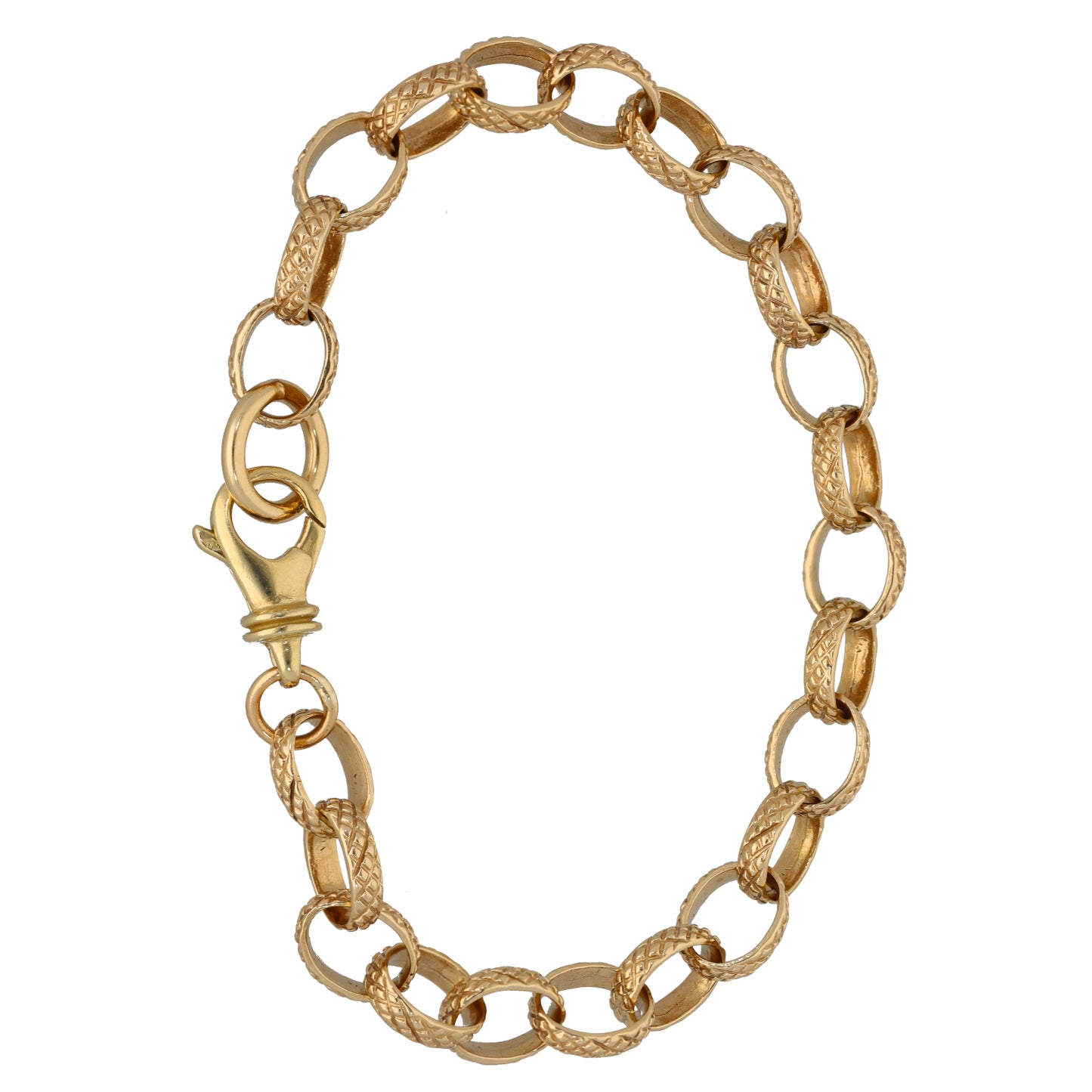 9ct Gold Belcher Bracelet