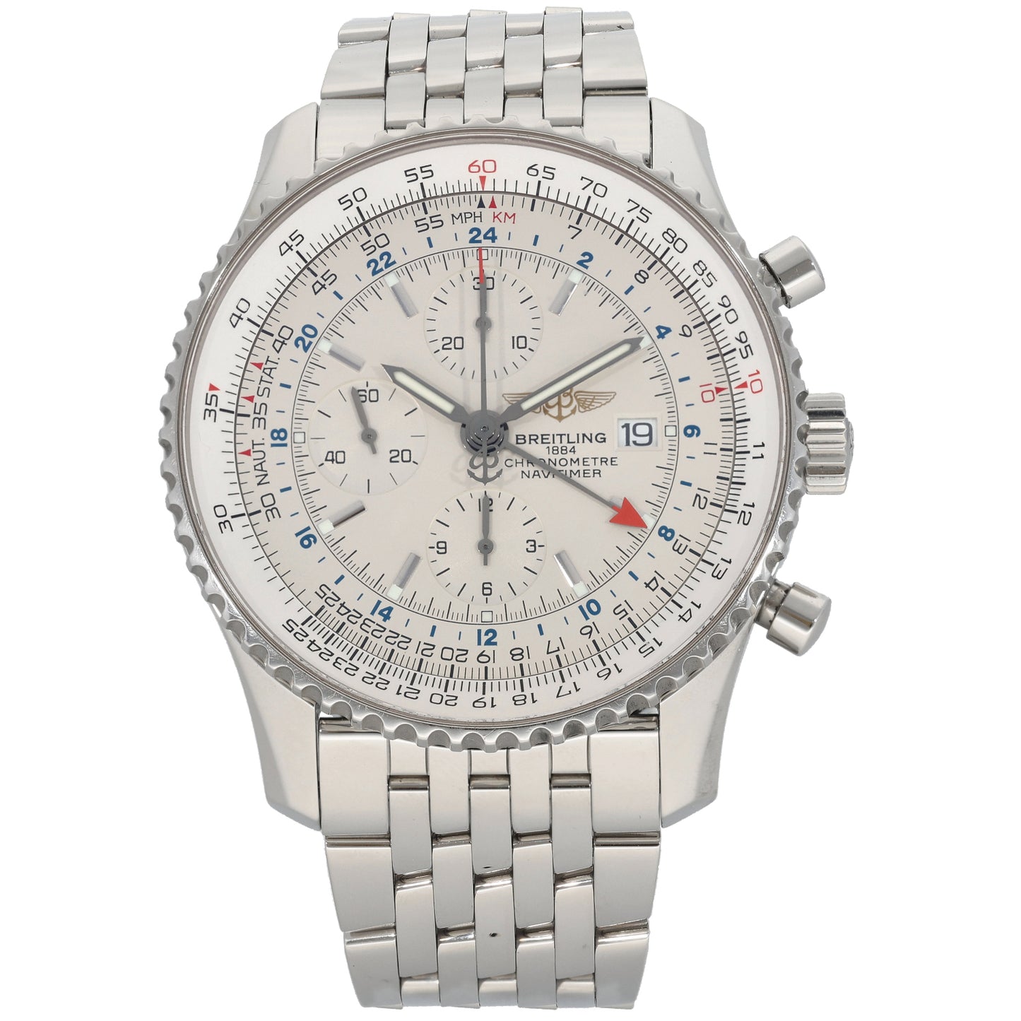 Breitling Navitimer A24322 46mm Stainless Steel Watch