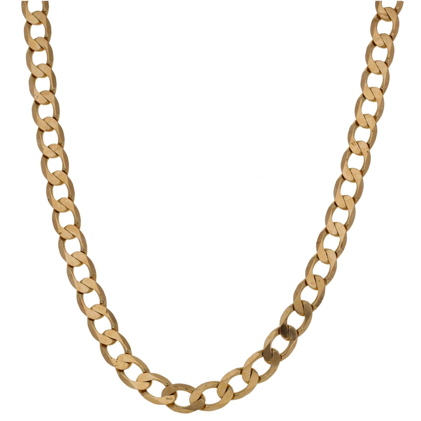 9ct Gold Curb Chain 20"