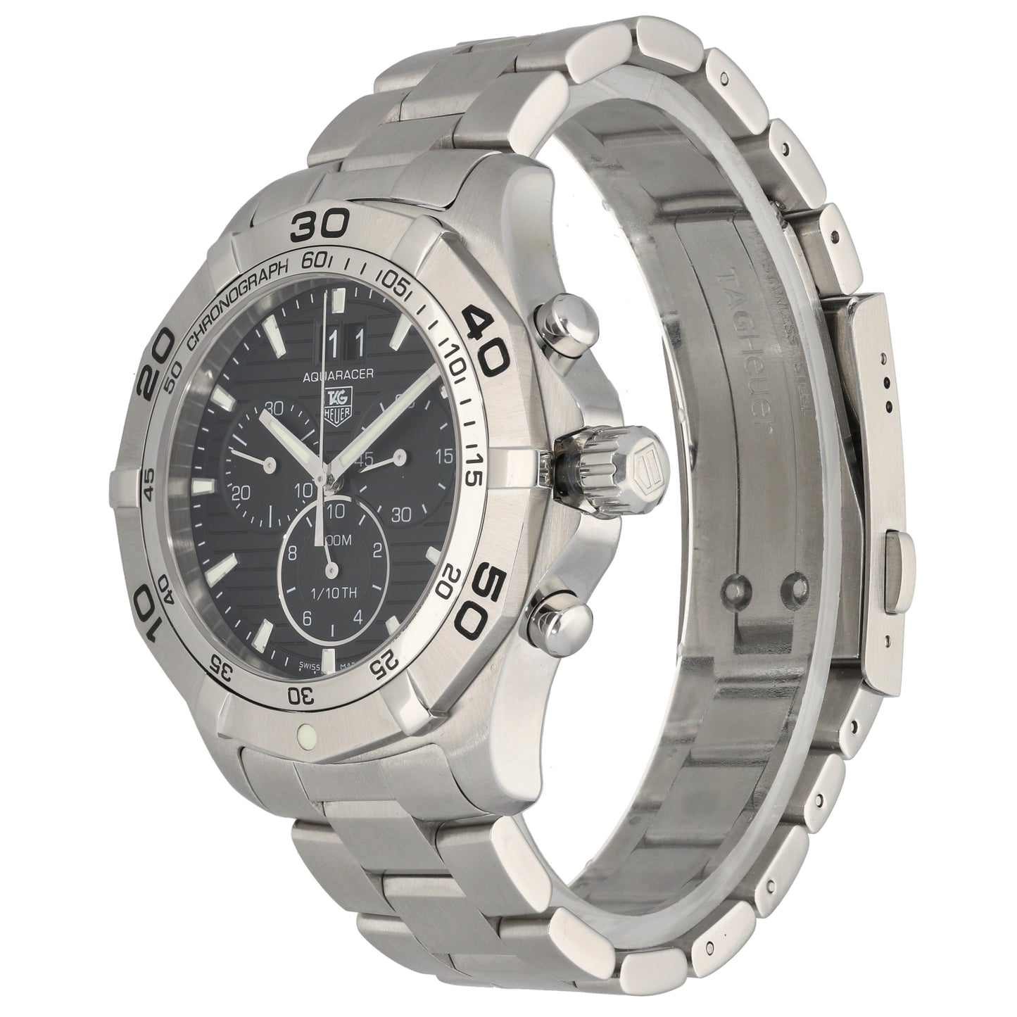 Tag Heuer Aquaracer CAF101E 43mm Stainless Steel Watch
