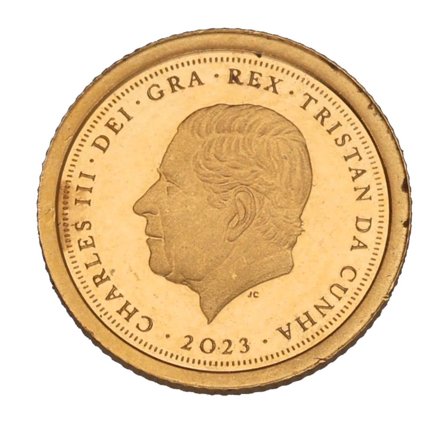 22ct Gold The Accession Of King Charles III Eighth Sovereign Coin 2023