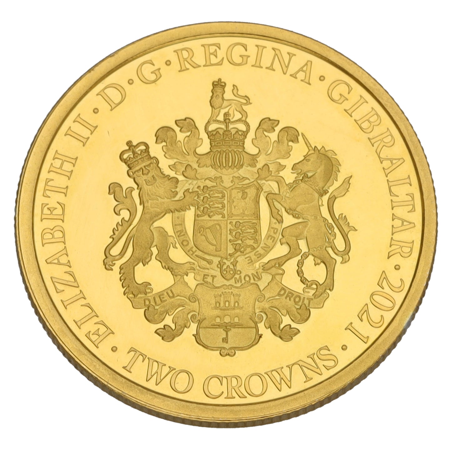 9ct Gold Elvis It's Now Or Never Two Crowns Coin 2021