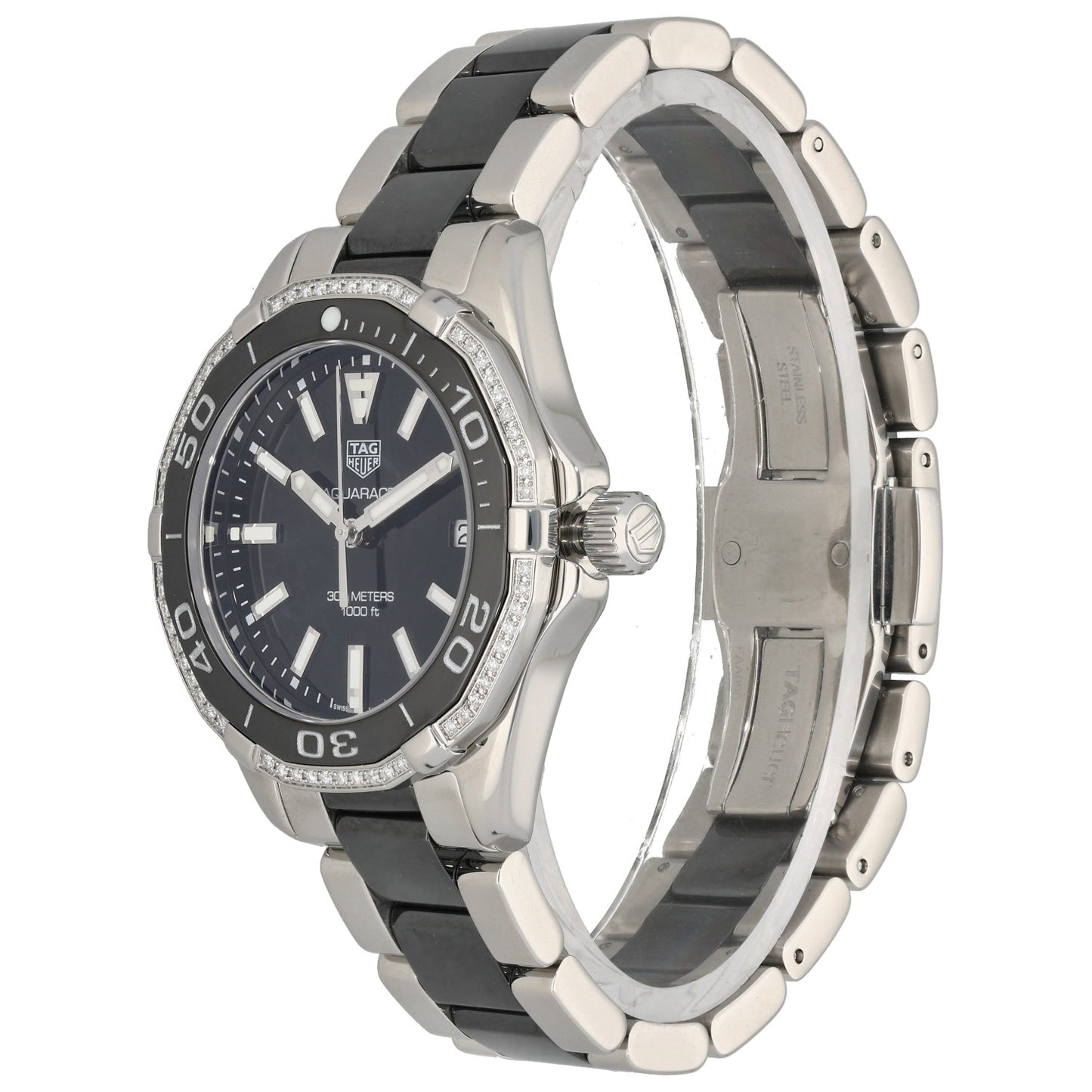 Tag Heuer Aquaracer WAY131G 35mm Stainless Steel Watch