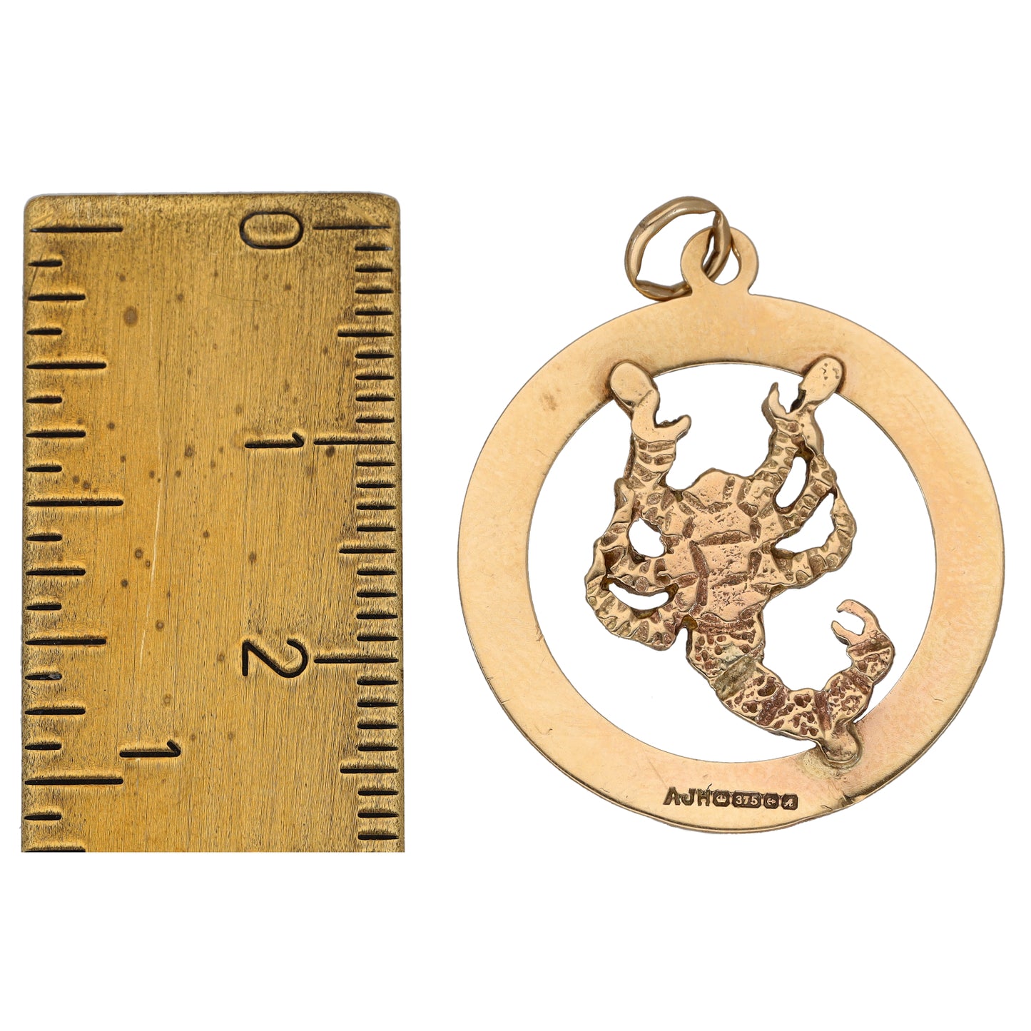 9ct Gold Scorpion Pendant