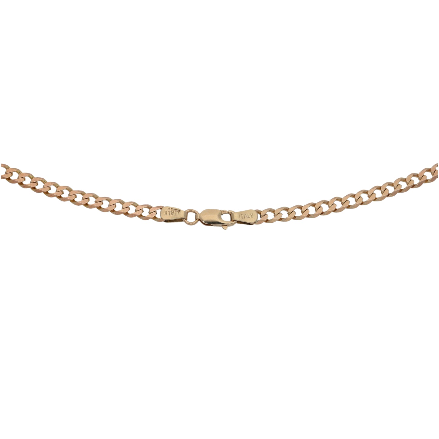 9ct Gold Curb Chain 22"