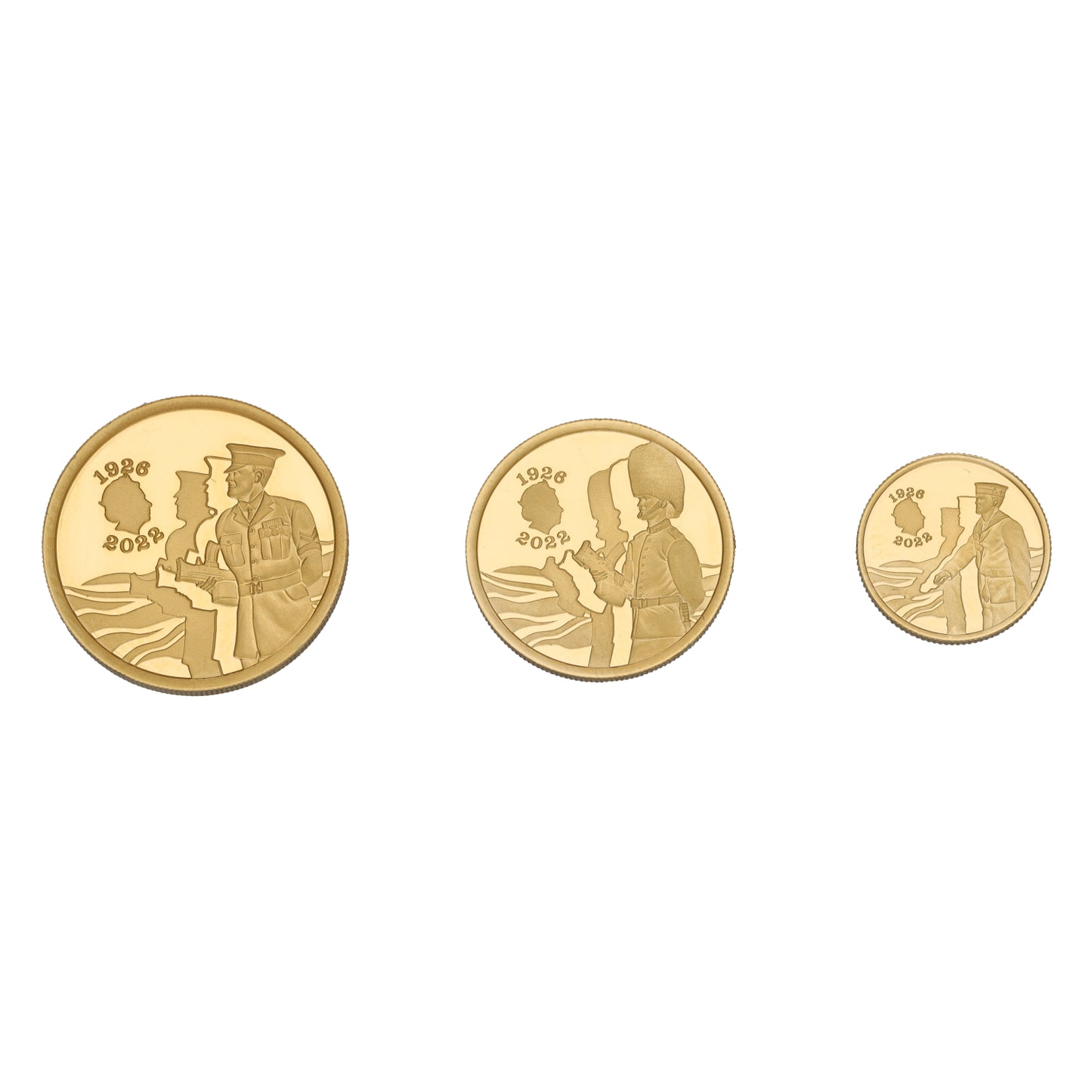 22ct Gold Queen Elizabeth II Memorial Sovereign Coin Set 2023